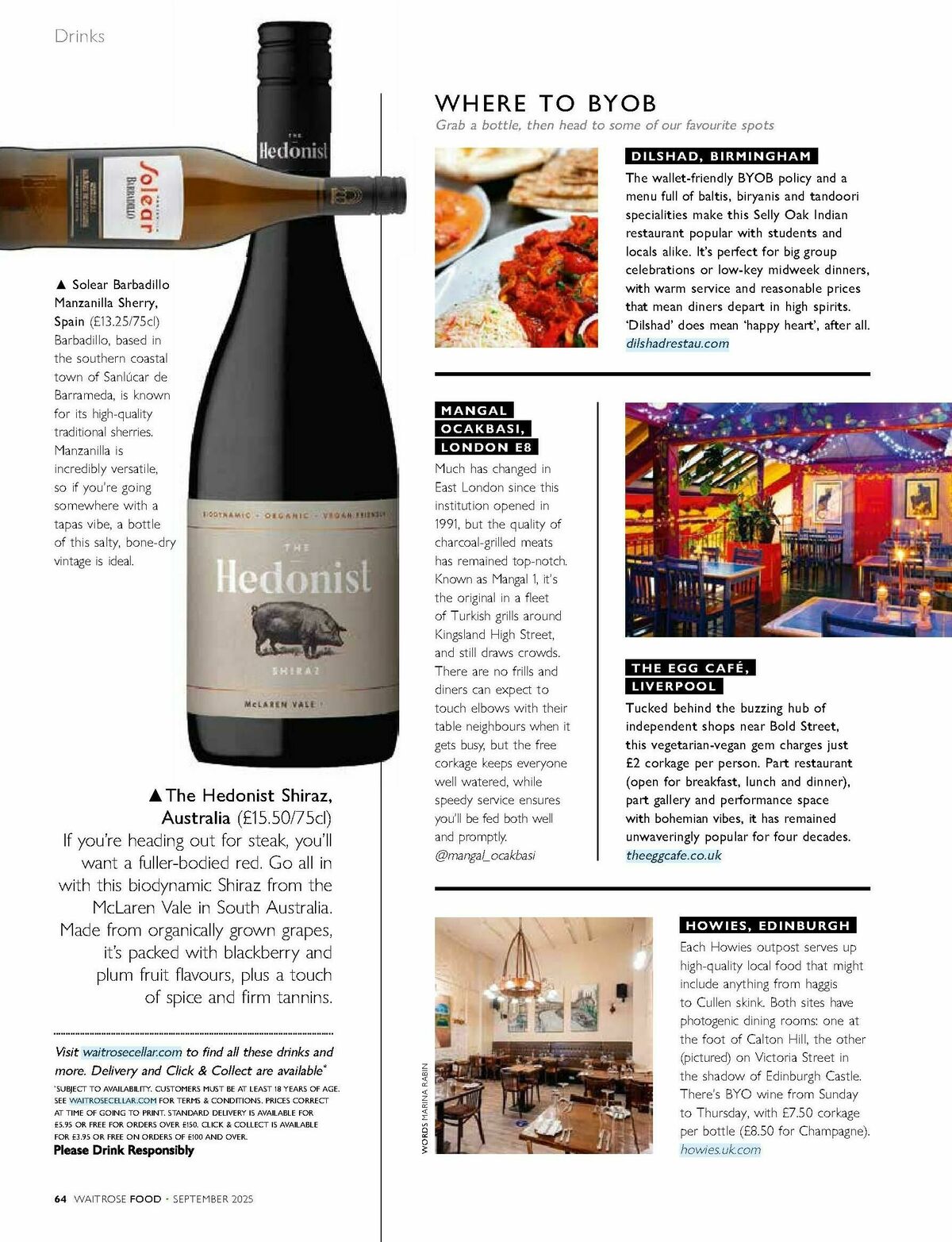 Waitrose Food Magazine September Offers from 1 September