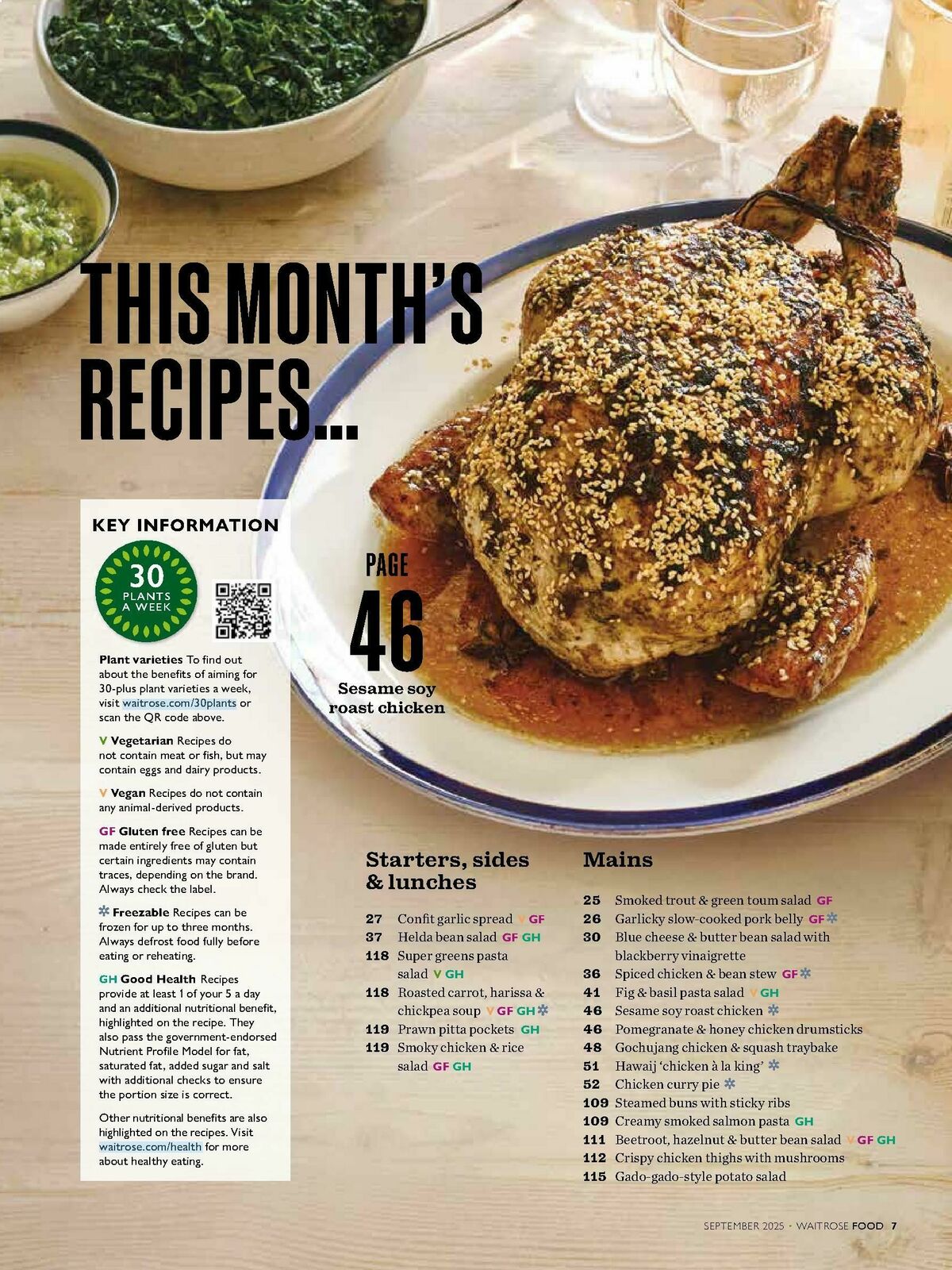 Waitrose Food Magazine September Offers from 1 September