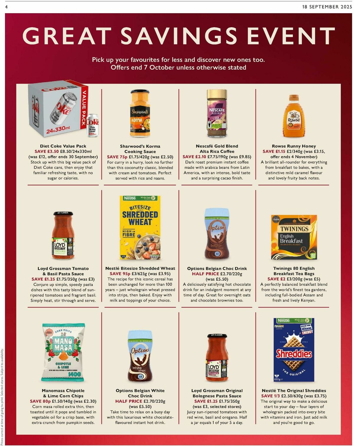 Waitrose Offers from 18 September