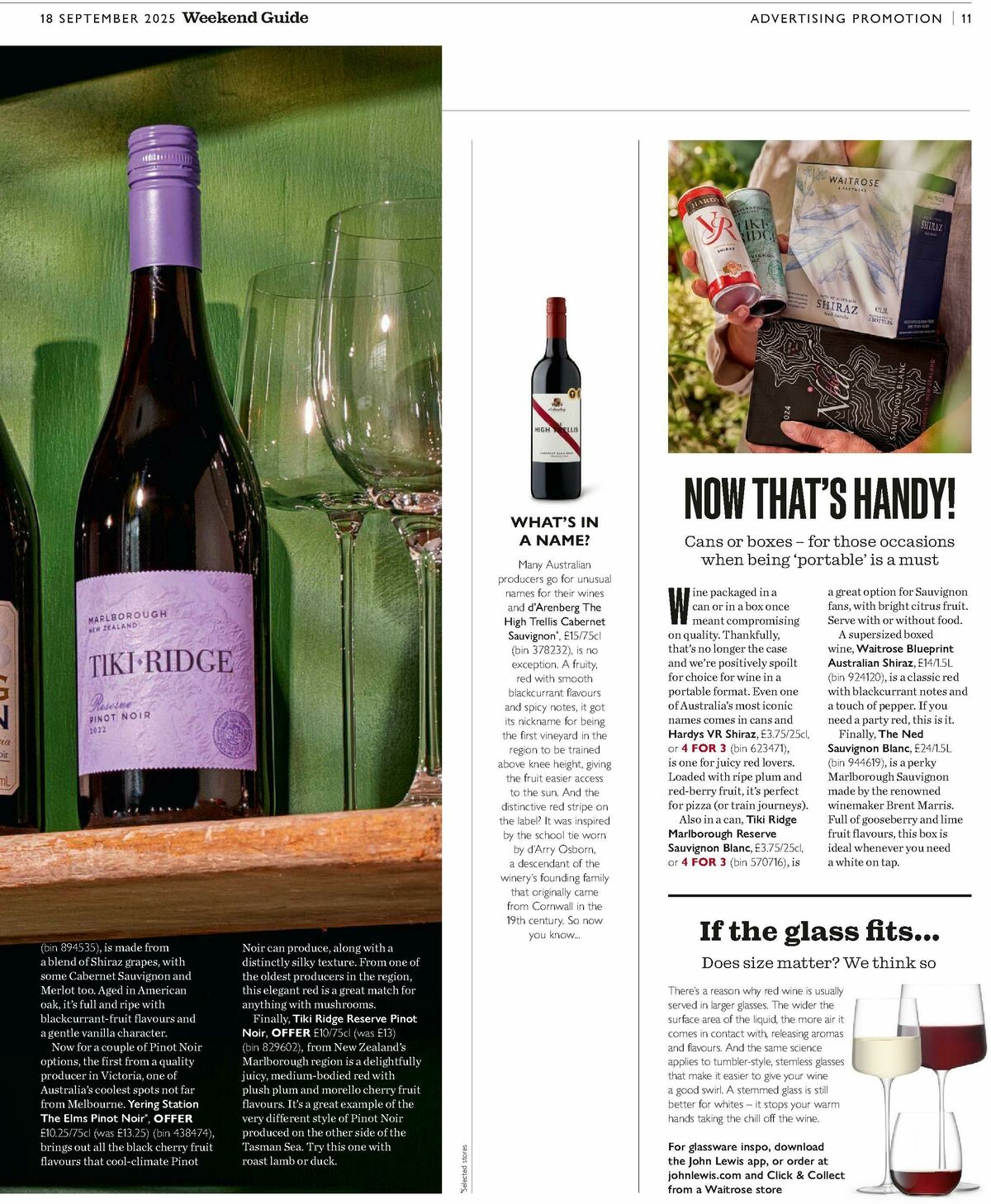 Waitrose Offers from 18 September