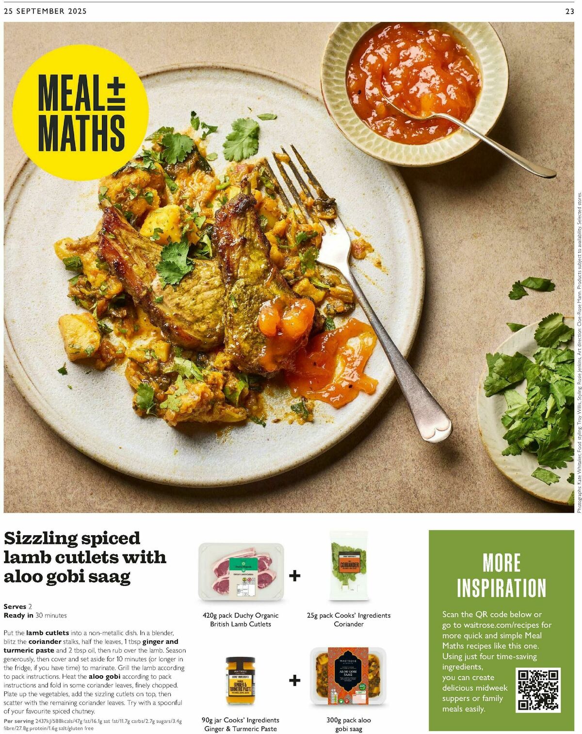 Waitrose Offers from 25 September