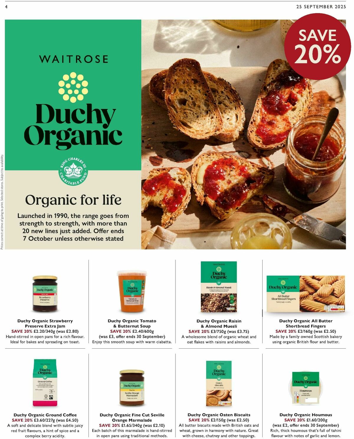 Waitrose Offers from 25 September