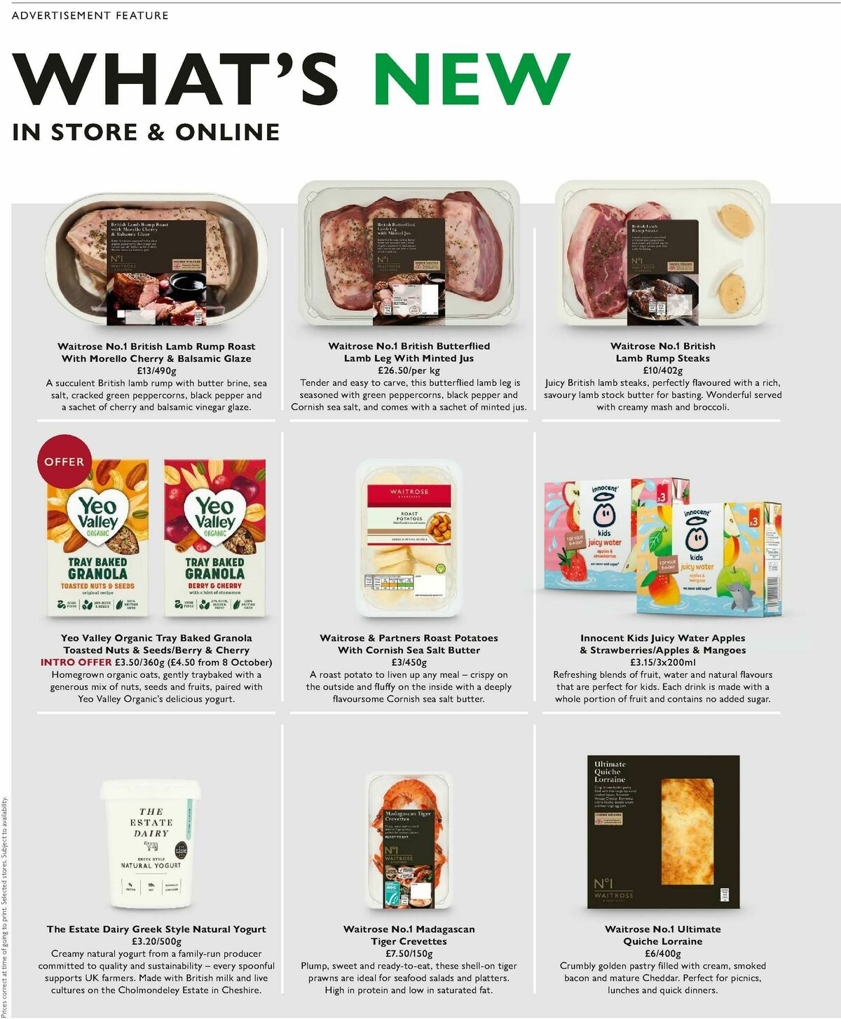 Waitrose Offers from 25 September