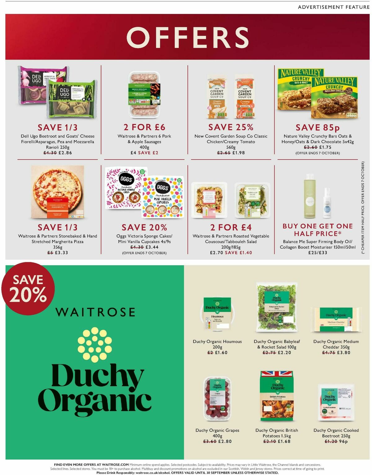 Waitrose Offers from 25 September