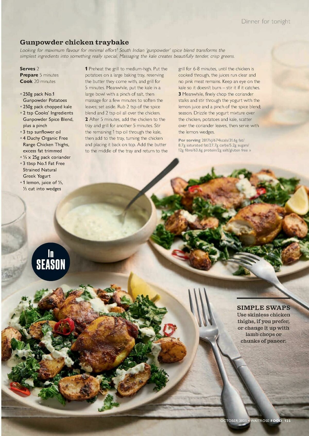 Waitrose Food Magazine October Offers from 1 October