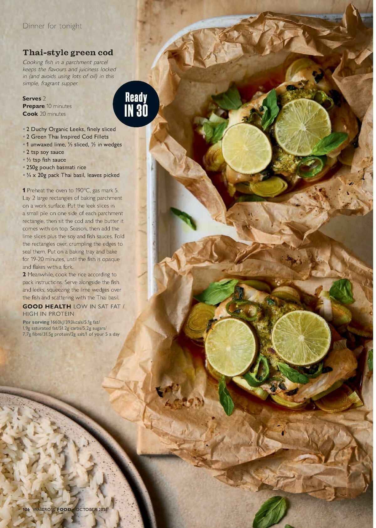 Waitrose Food Magazine October Offers from 1 October