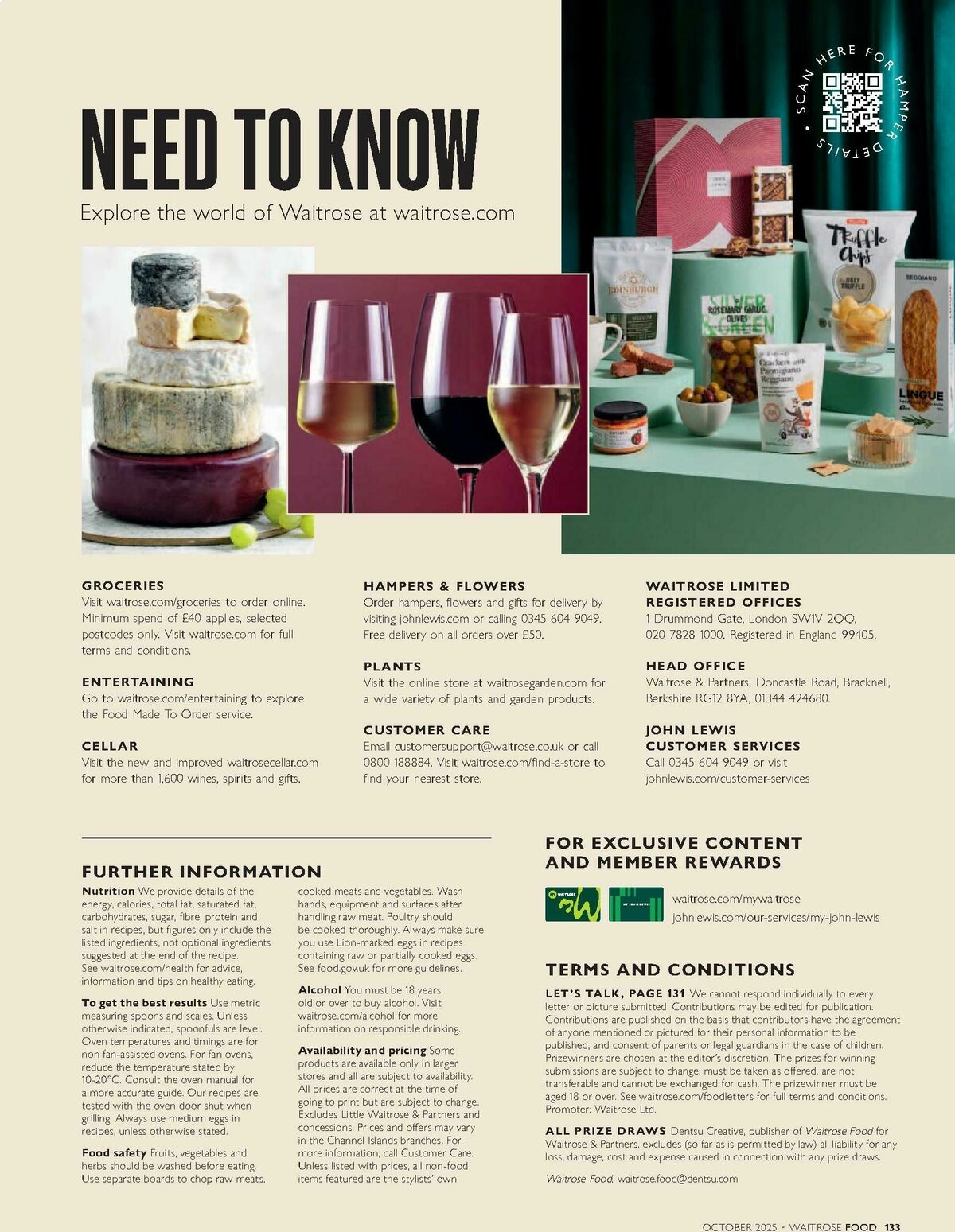 Waitrose Food Magazine October Offers from 1 October