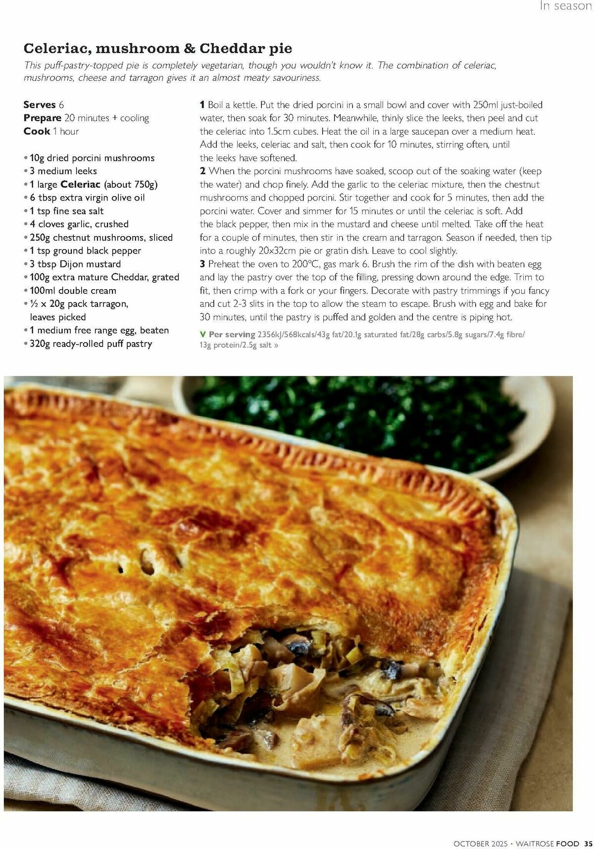 Waitrose Food Magazine October Offers from 1 October