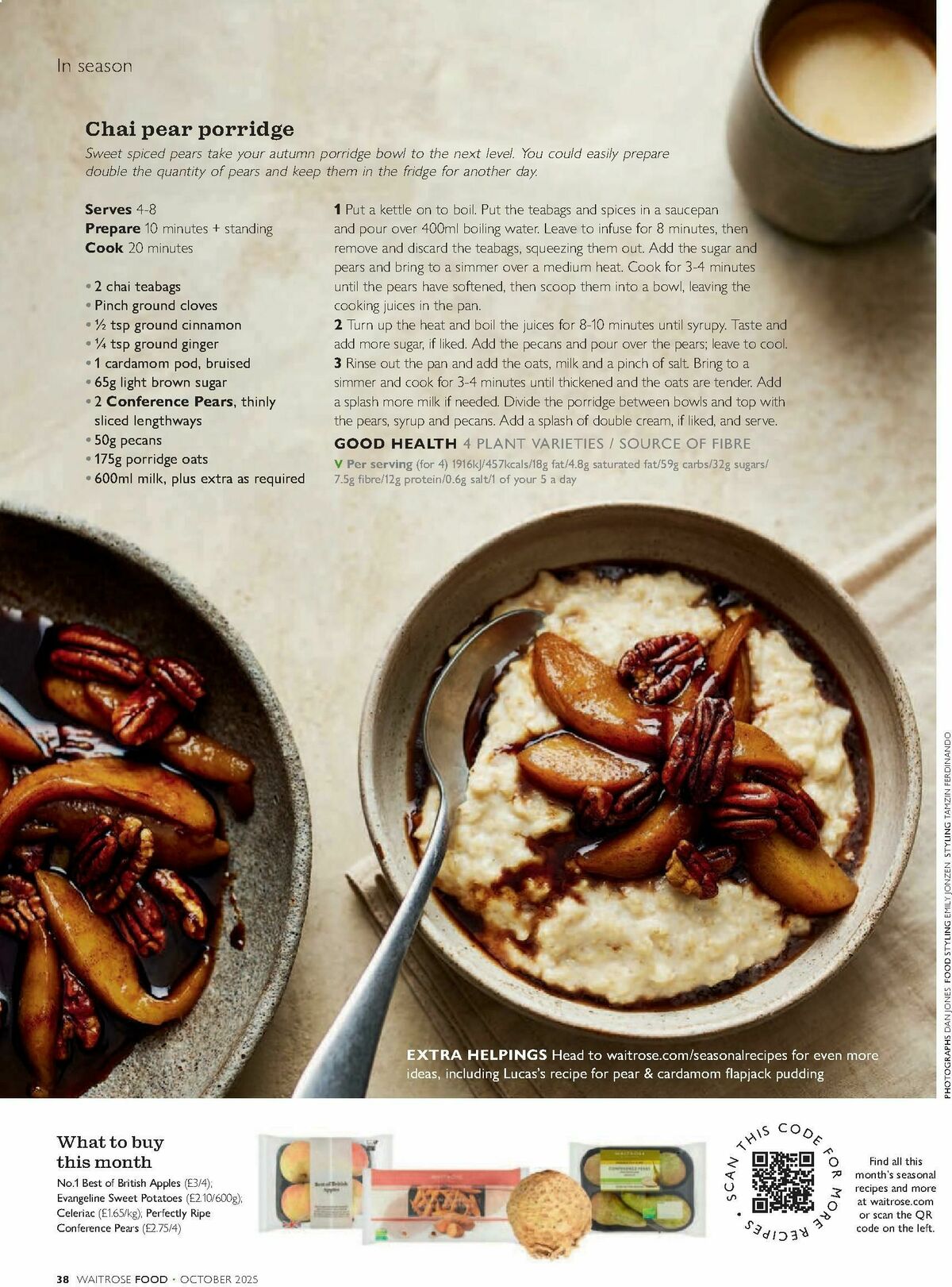 Waitrose Food Magazine October Offers from 1 October