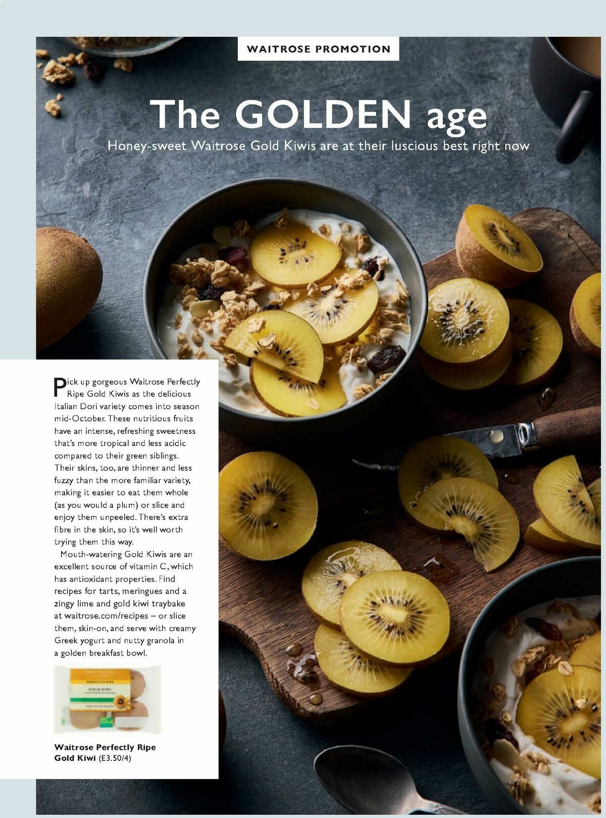 Waitrose Food Magazine October Offers from 1 October