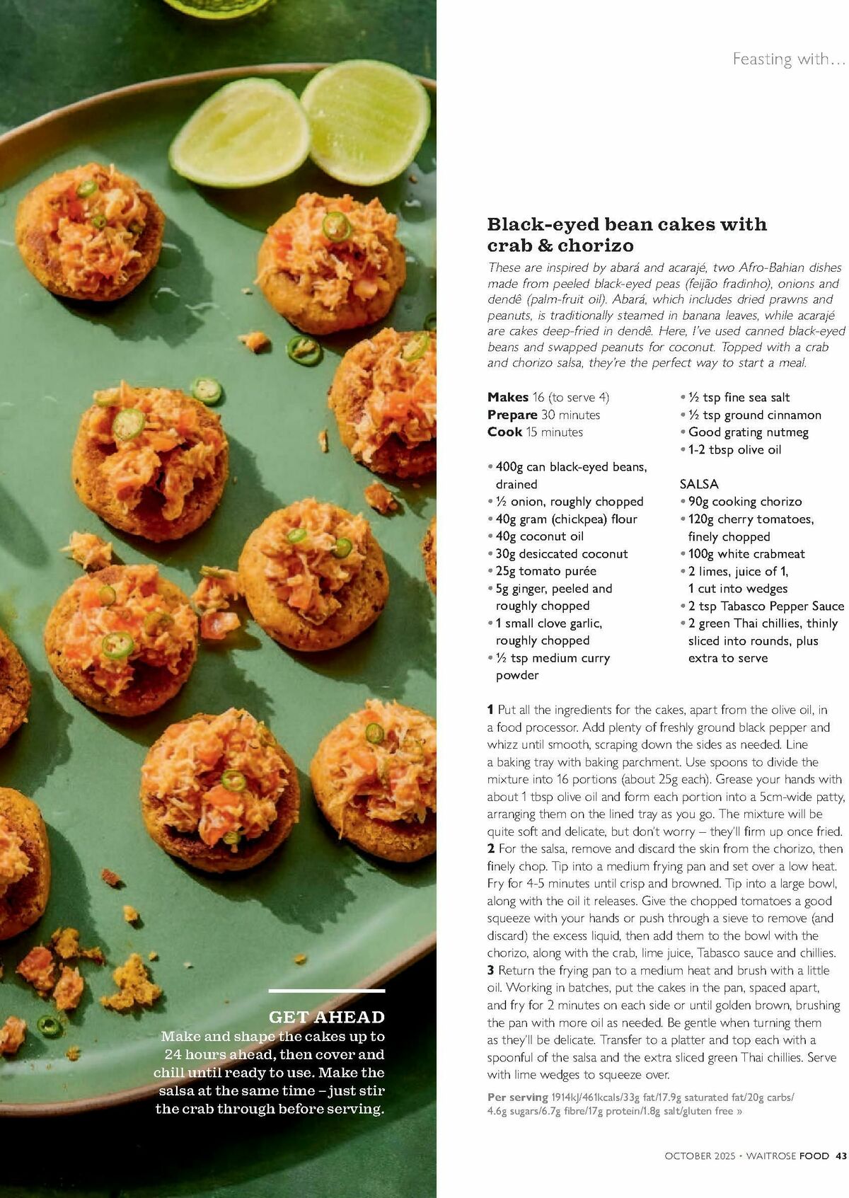 Waitrose Food Magazine October Offers from 1 October