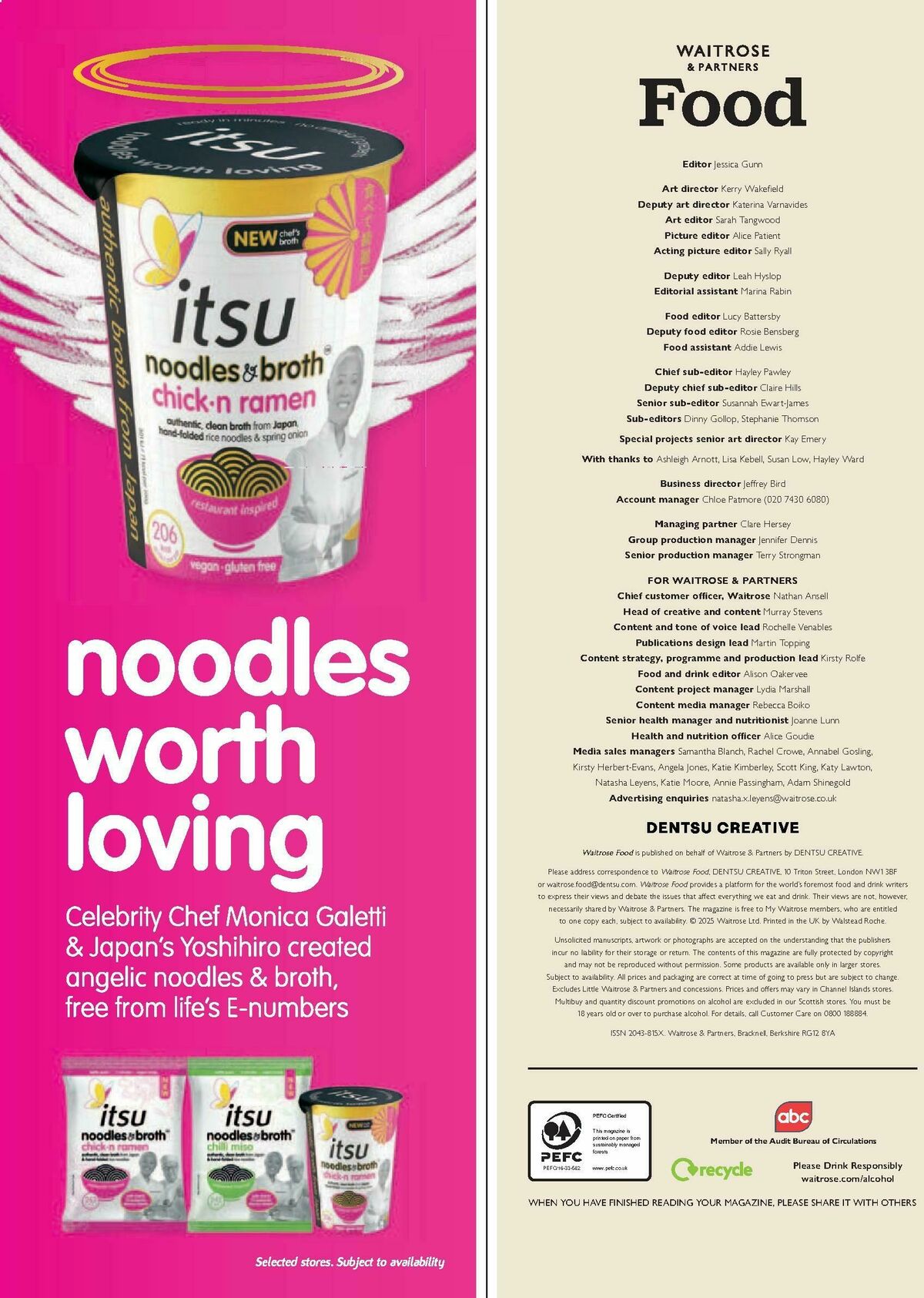 Waitrose Food Magazine October Offers from 1 October