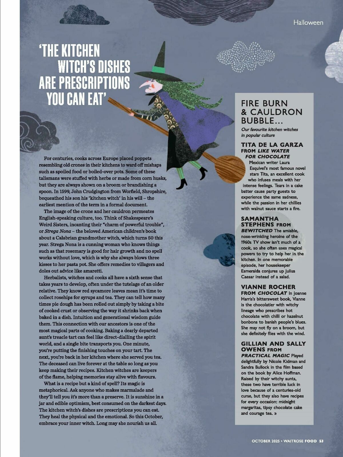 Waitrose Food Magazine October Offers from 1 October