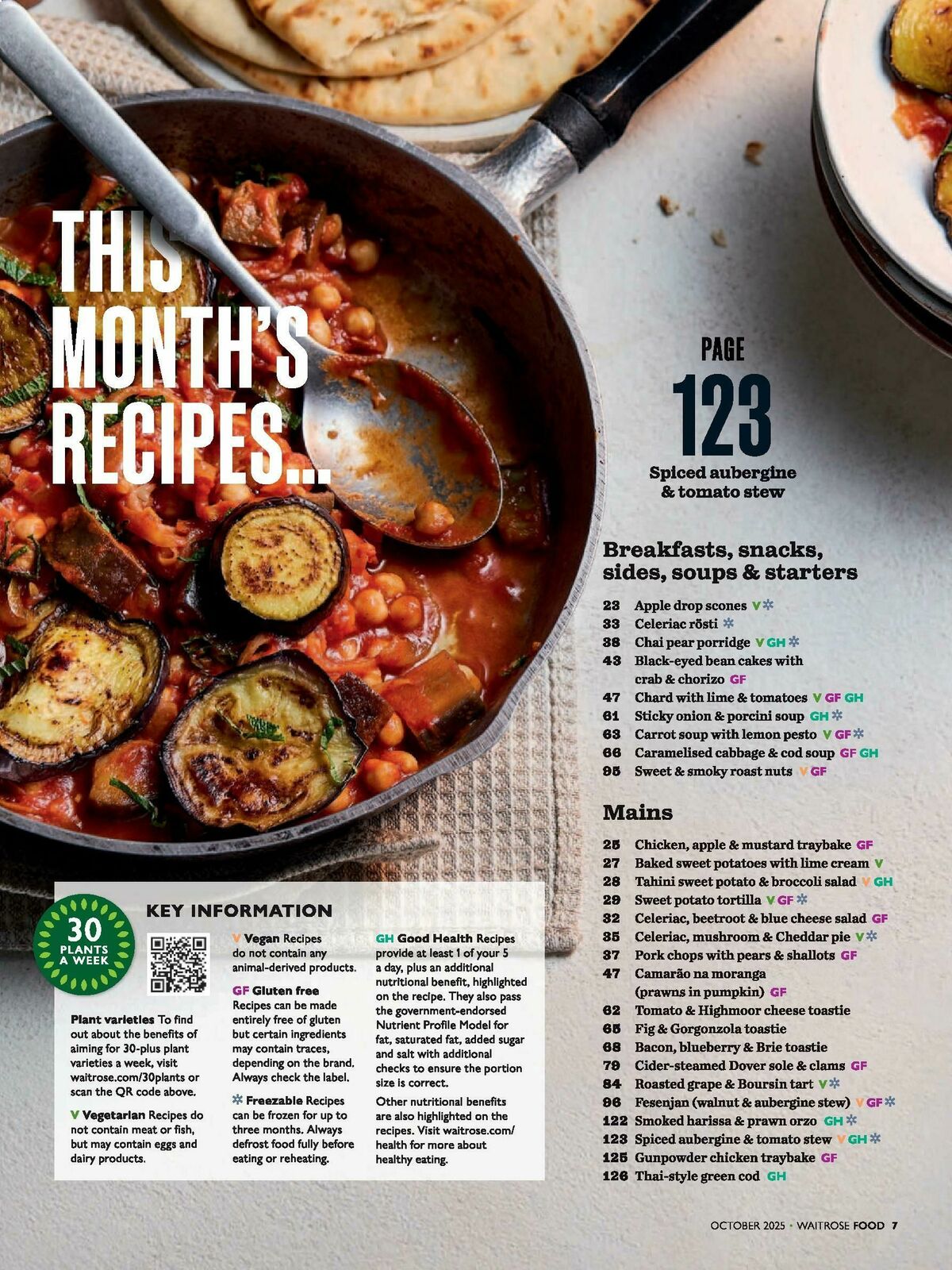 Waitrose Food Magazine October Offers from 1 October