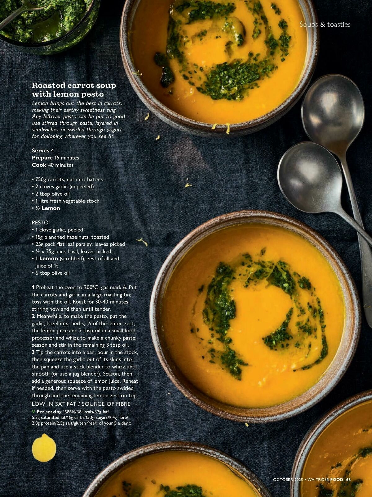 Waitrose Food Magazine October Offers from 1 October