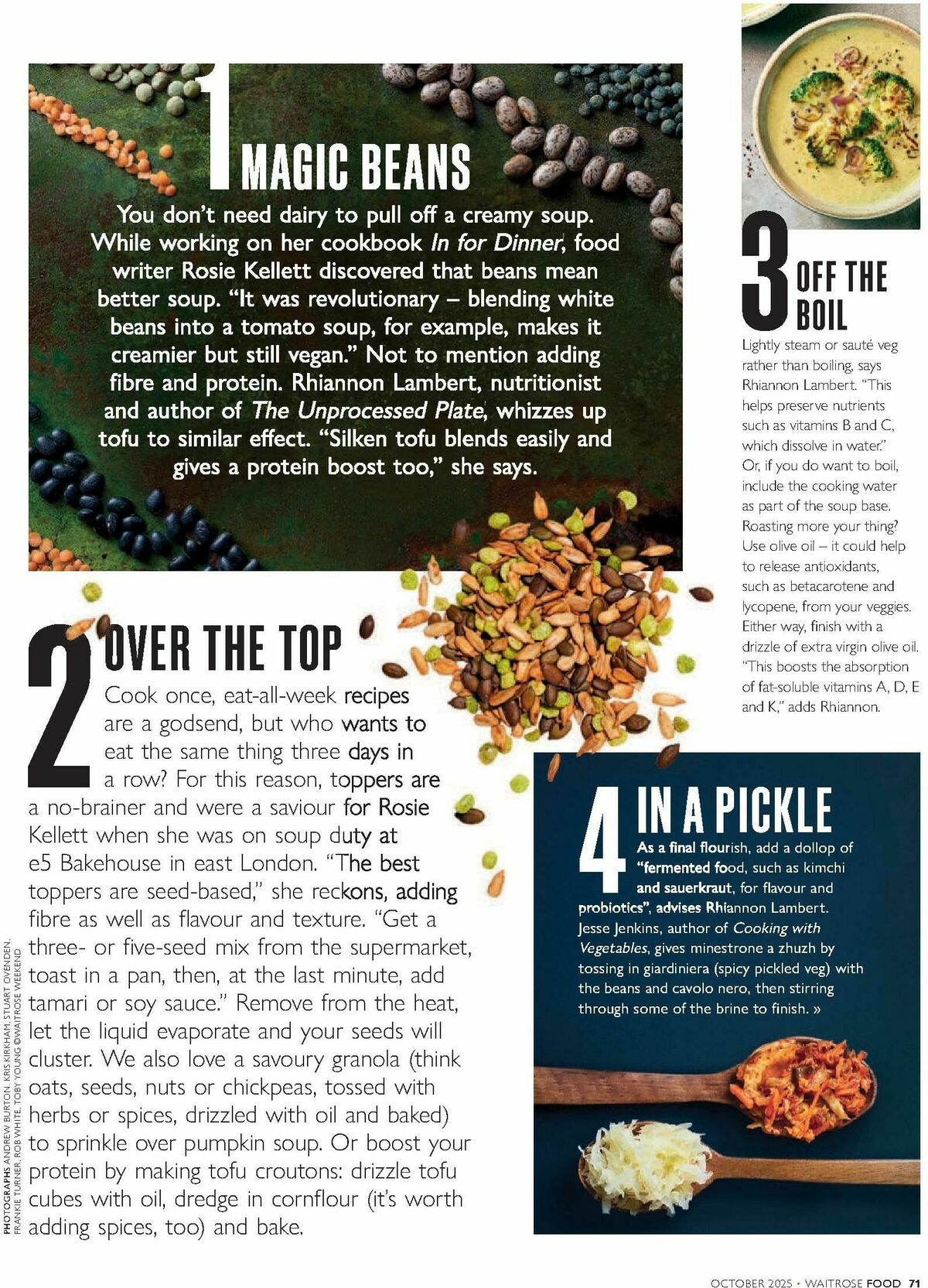 Waitrose Food Magazine October Offers from 1 October