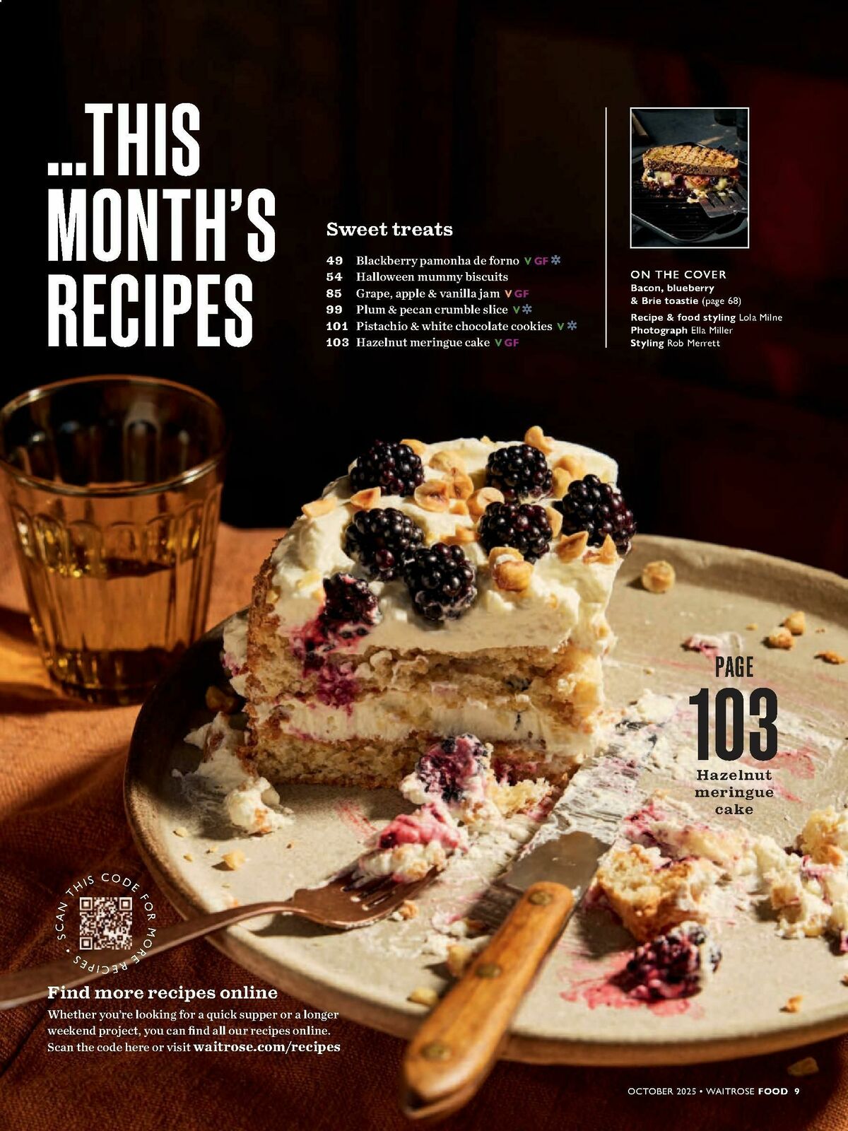 Waitrose Food Magazine October Offers from 1 October
