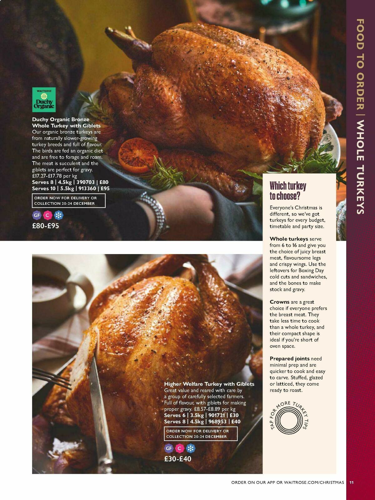 Waitrose Christmas Brochure Offers from 1 October