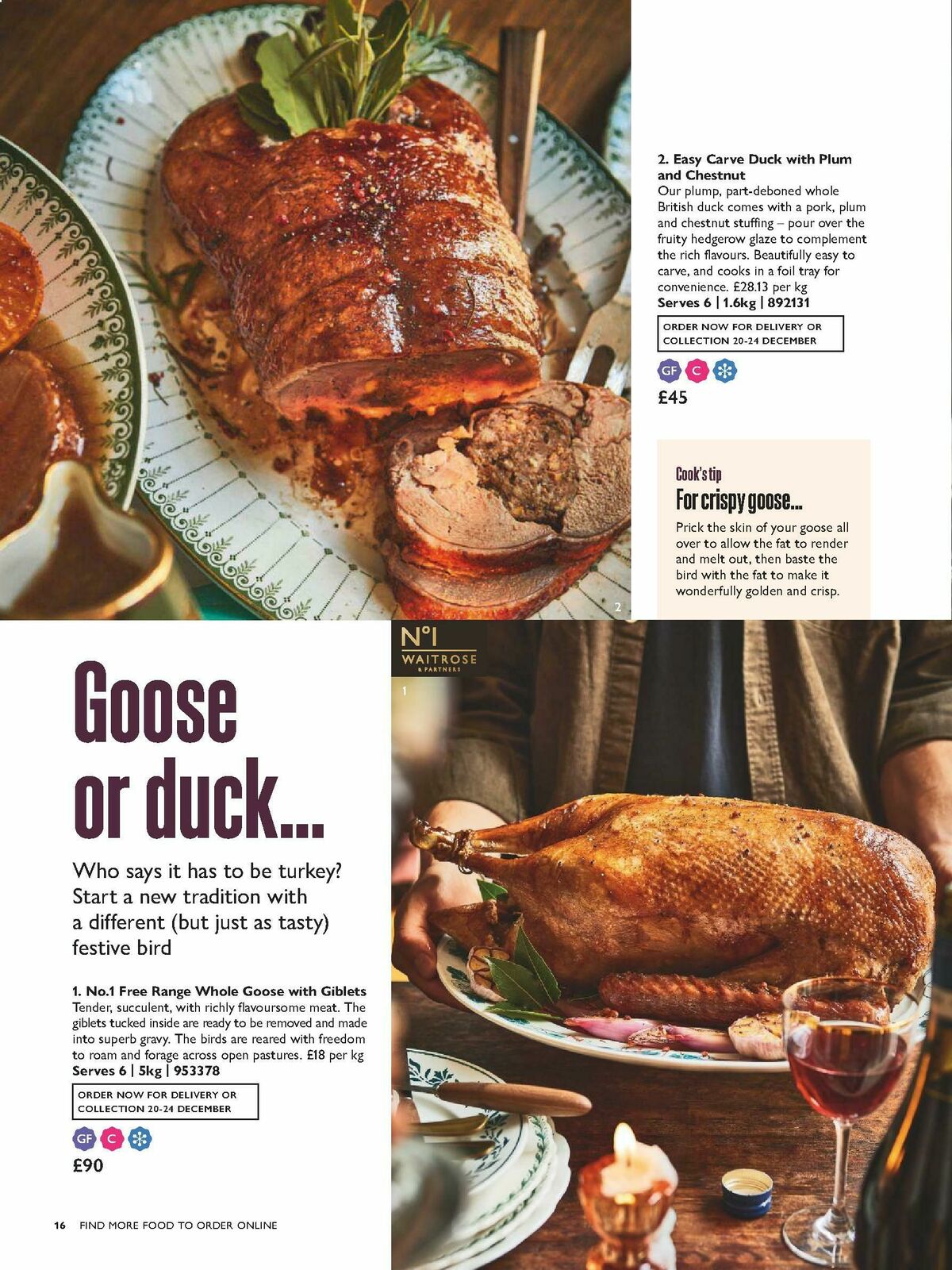 Waitrose Christmas Brochure Offers from 1 October