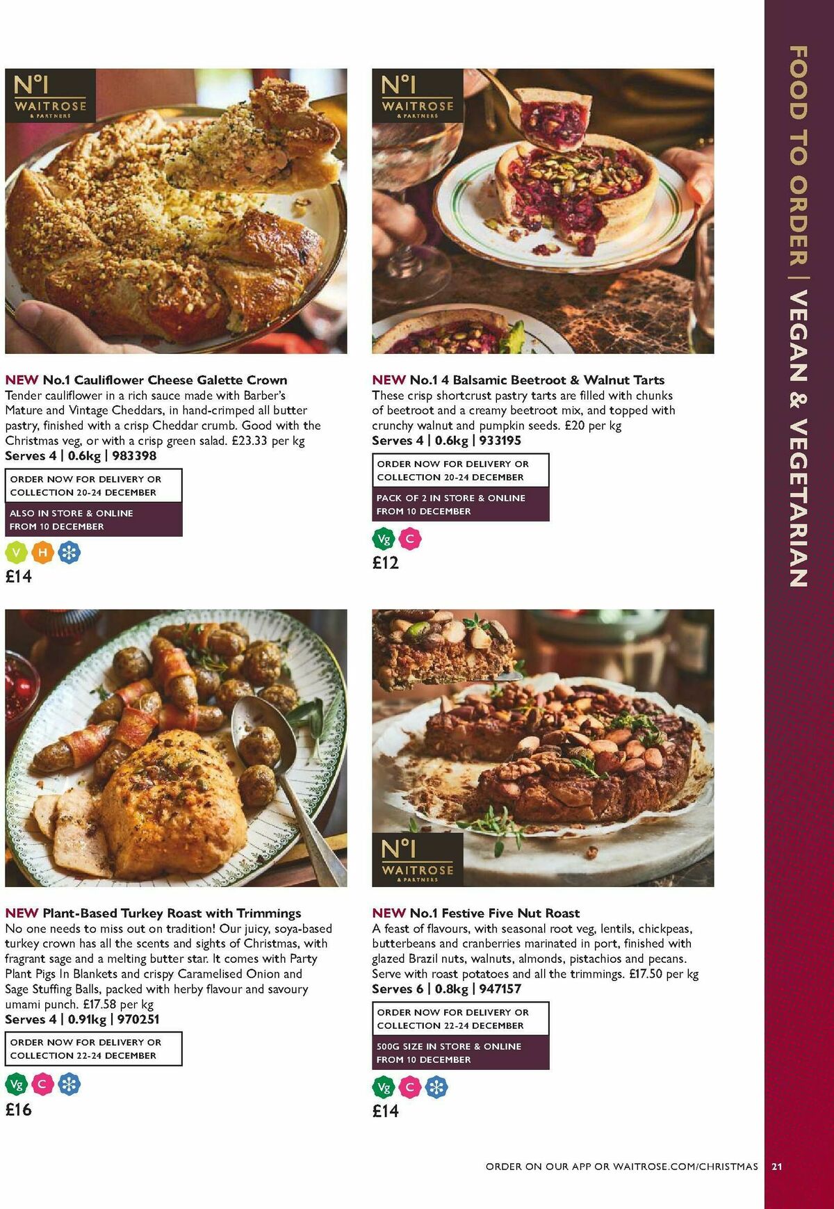 Waitrose Christmas Brochure Offers from 1 October