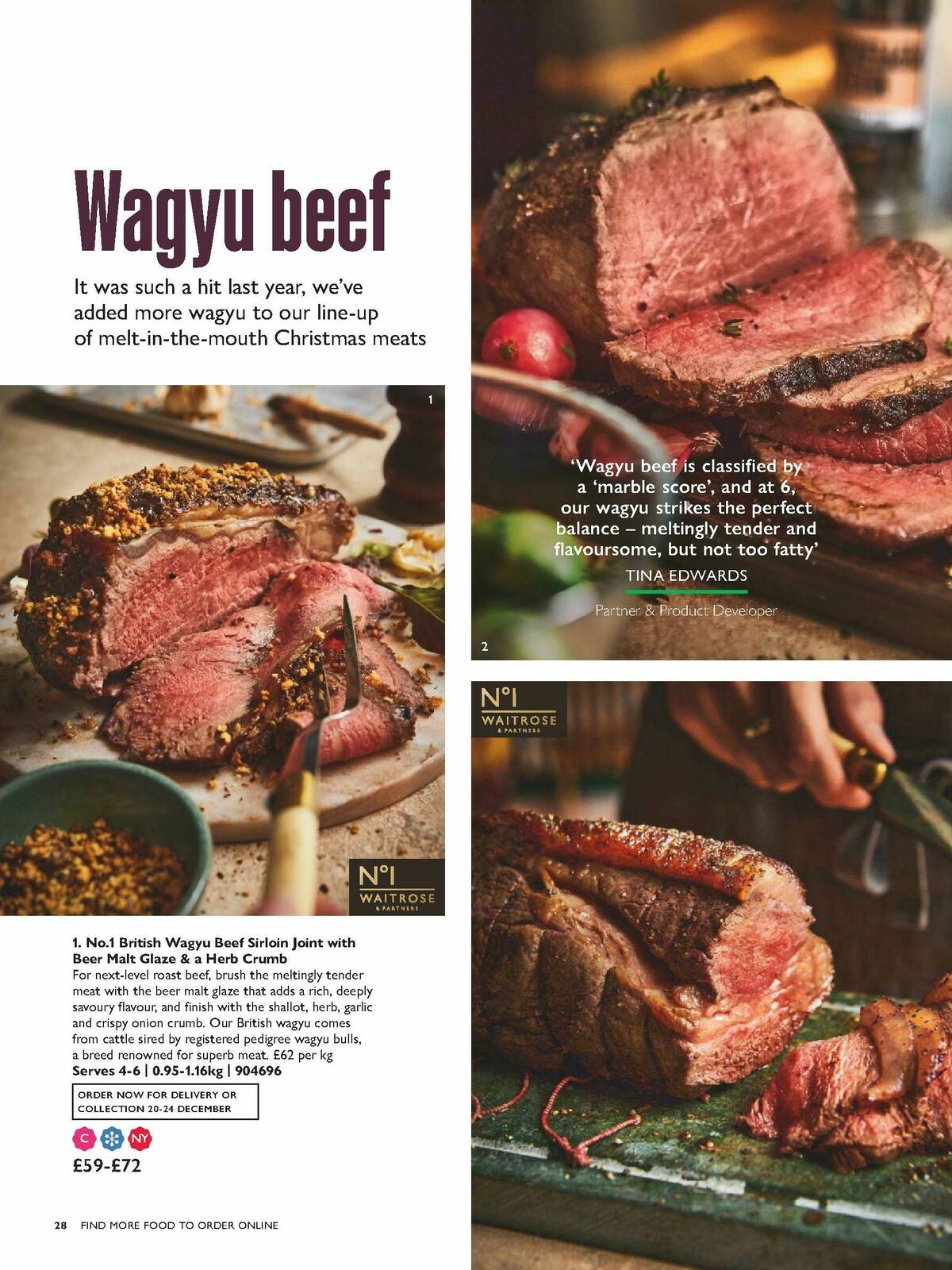 Waitrose Christmas Brochure Offers from 1 October