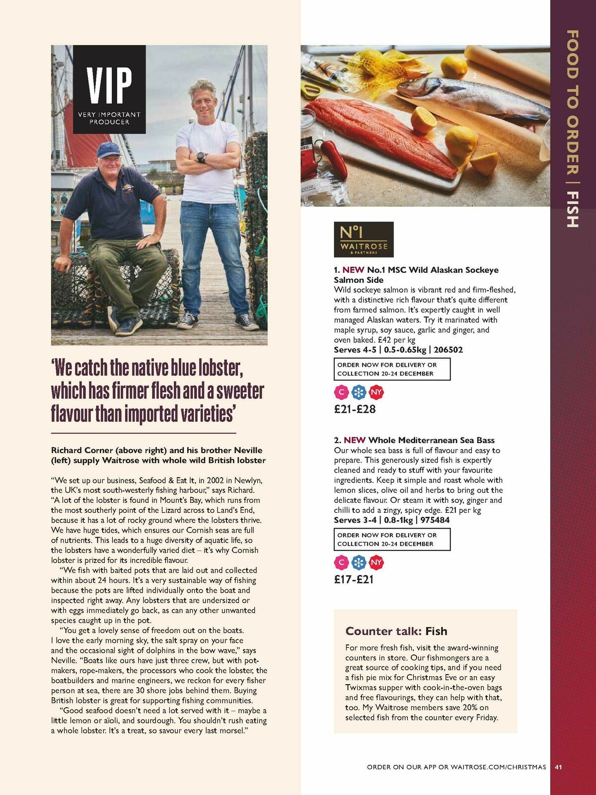 Waitrose Christmas Brochure Offers from 1 October