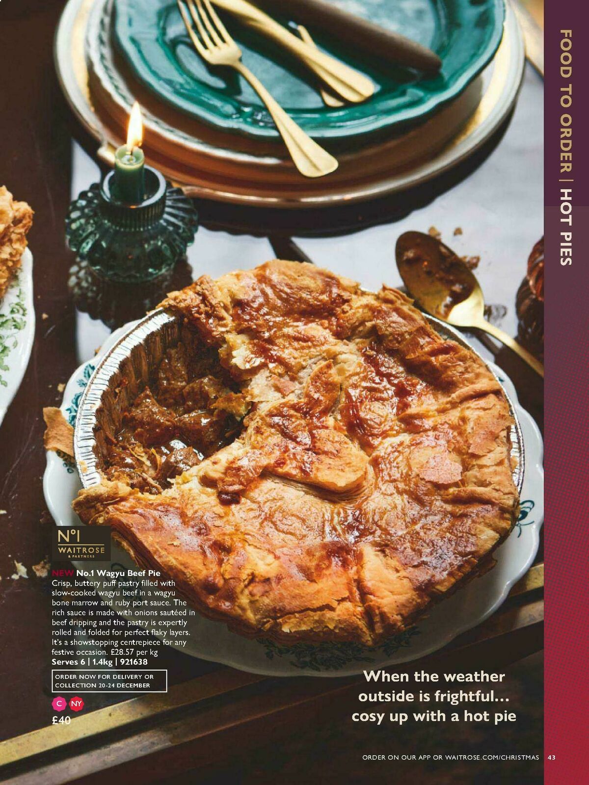 Waitrose Christmas Brochure Offers from 1 October
