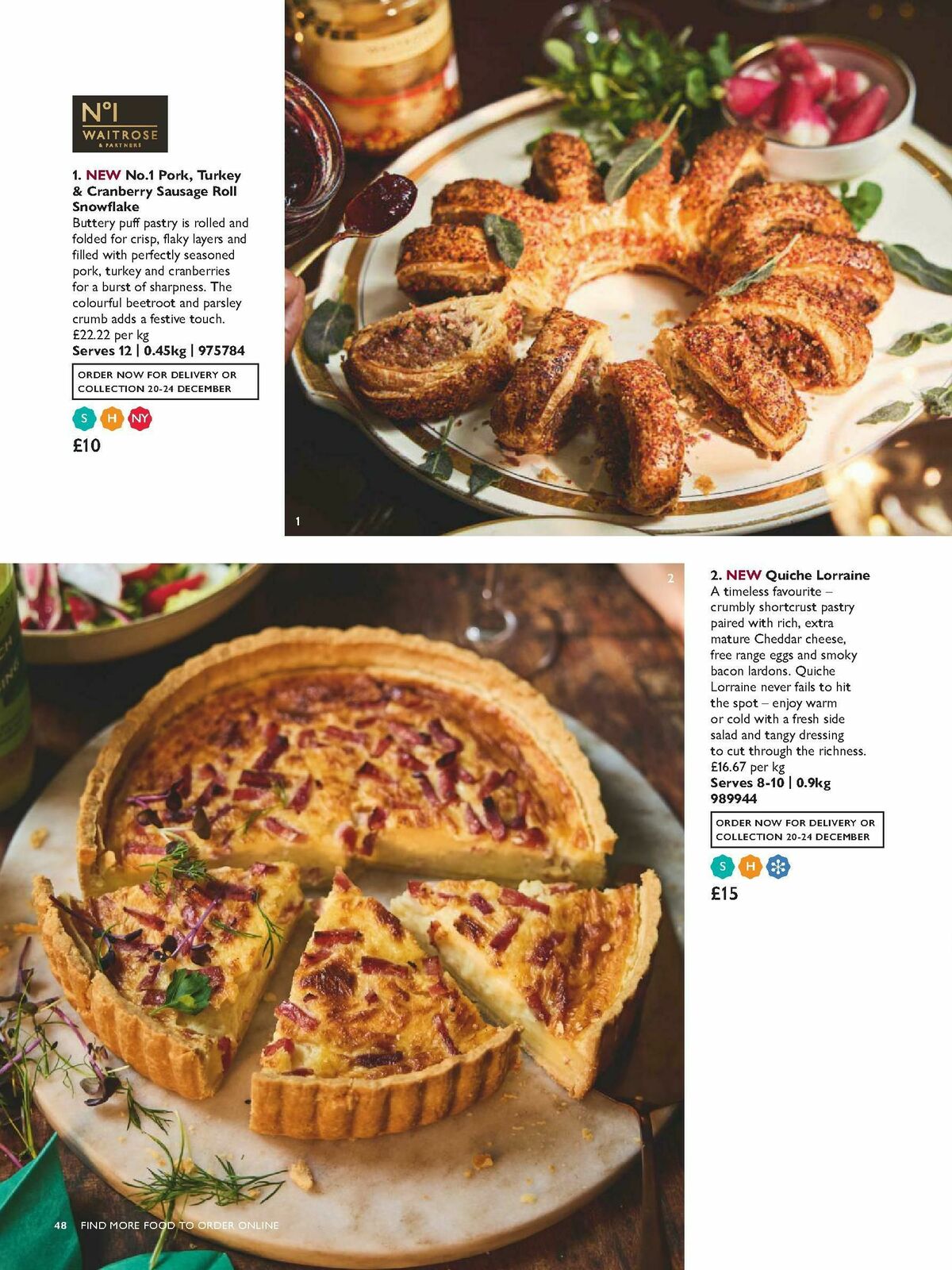 Waitrose Christmas Brochure Offers from 1 October