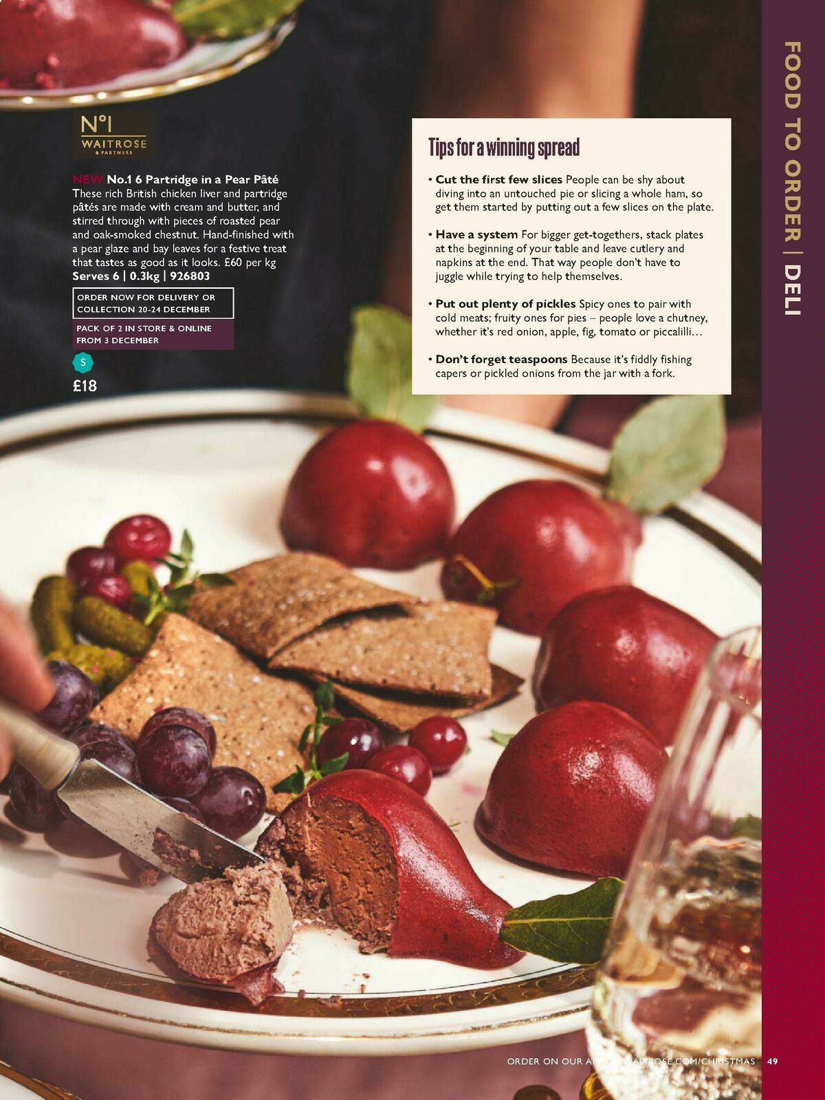 Waitrose Christmas Brochure Offers from 1 October