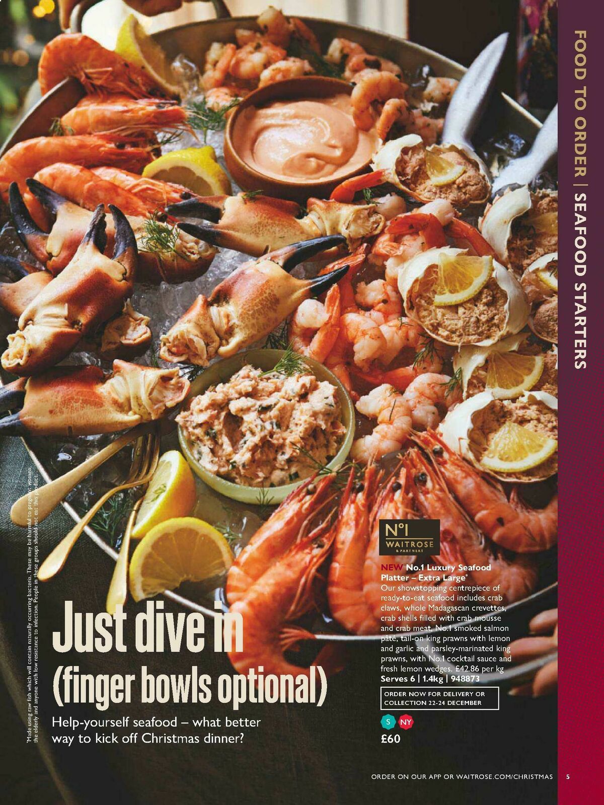Waitrose Christmas Brochure Offers from 1 October