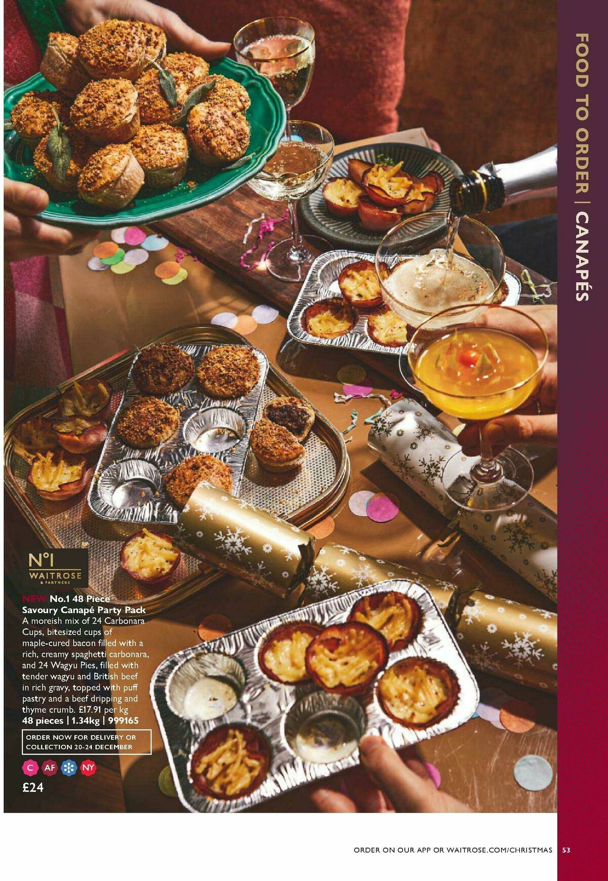 Waitrose Christmas Brochure Offers from 1 October