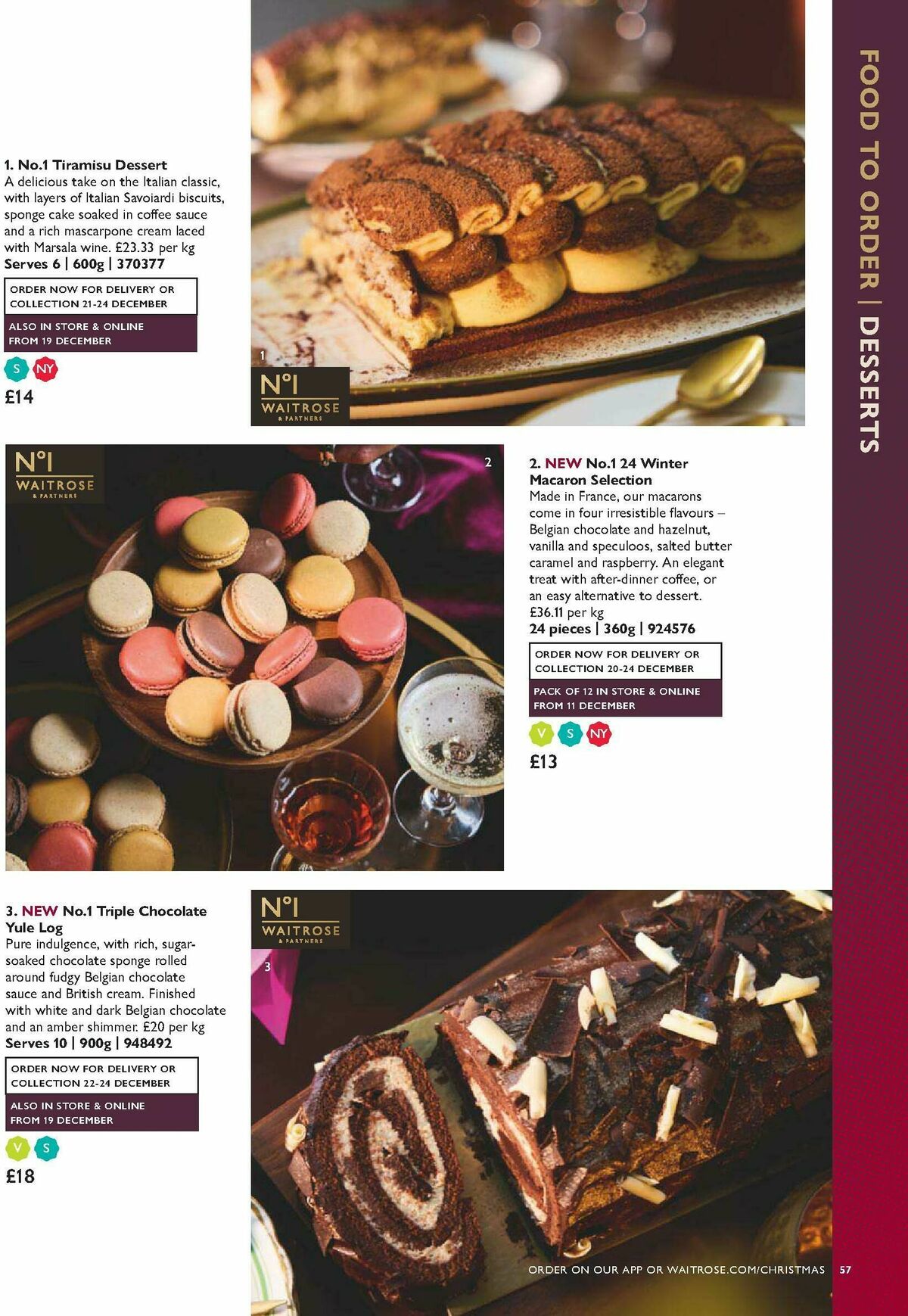Waitrose Christmas Brochure Offers from 1 October