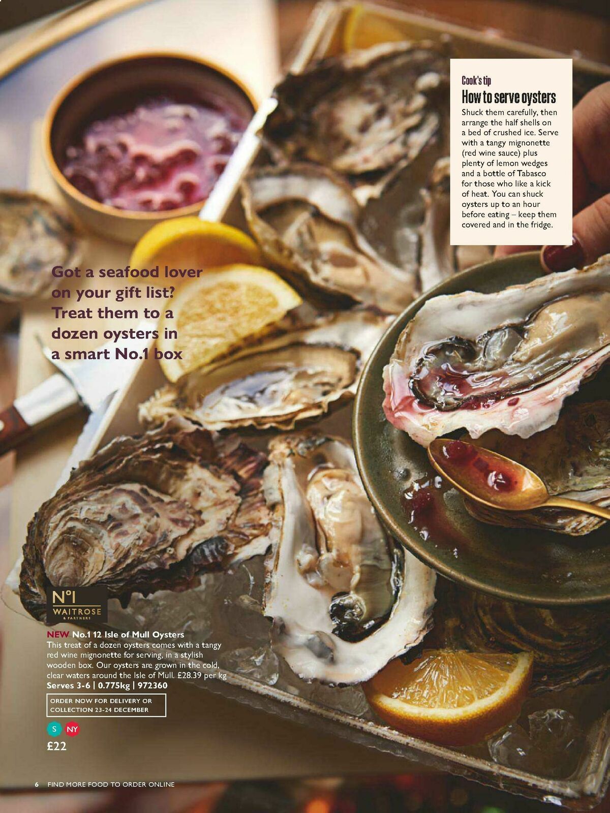 Waitrose Christmas Brochure Offers from 1 October