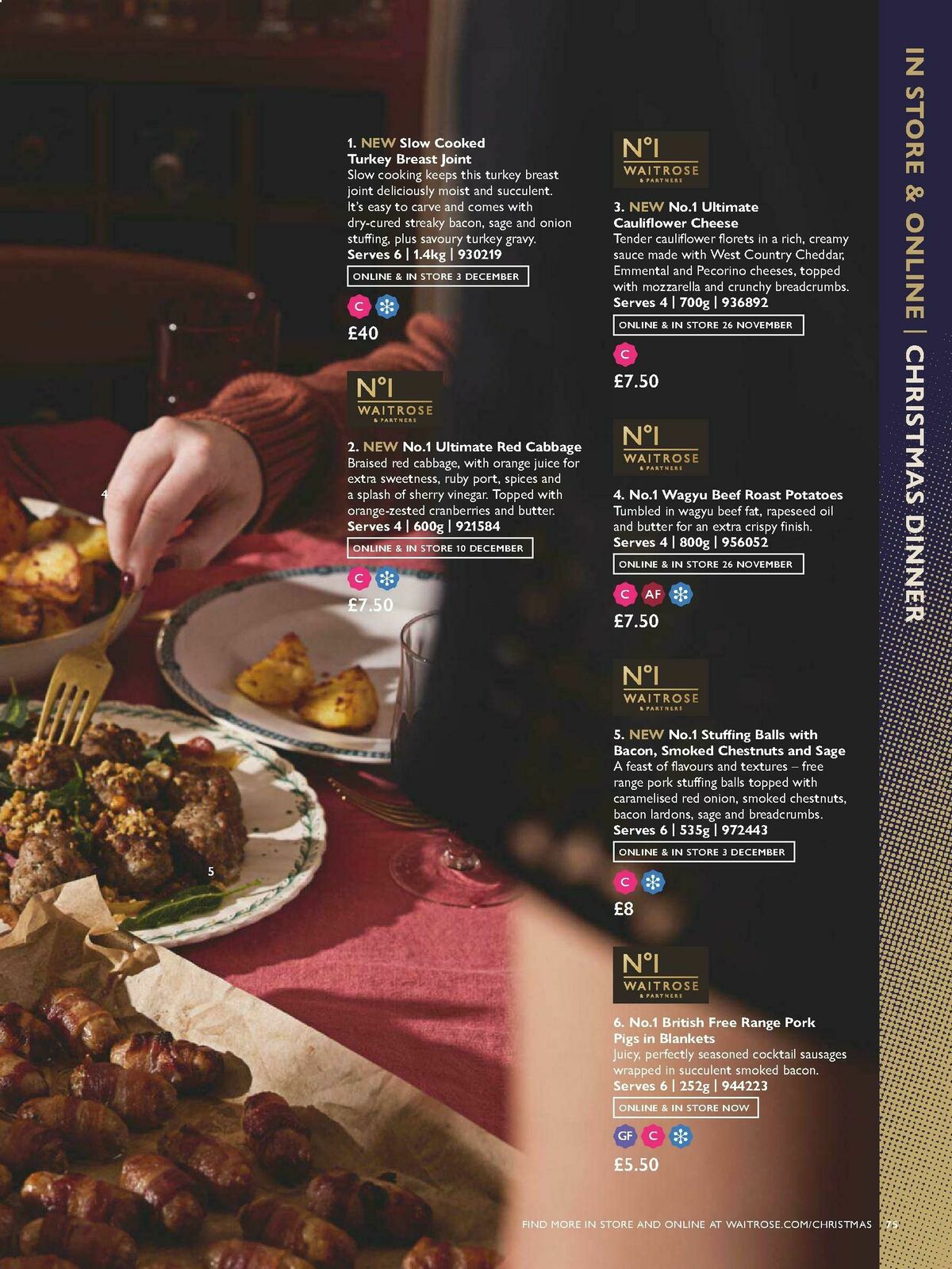 Waitrose Christmas Brochure Offers from 1 October