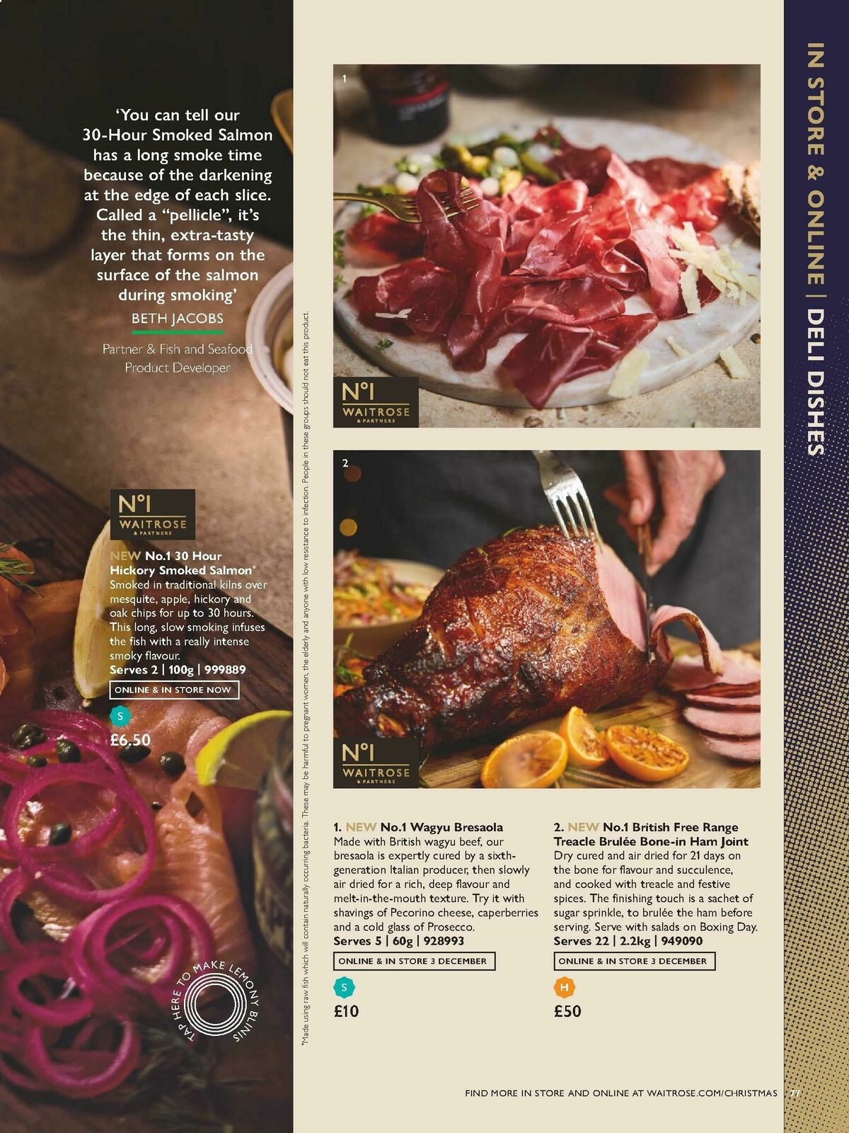 Waitrose Christmas Brochure Offers from 1 October