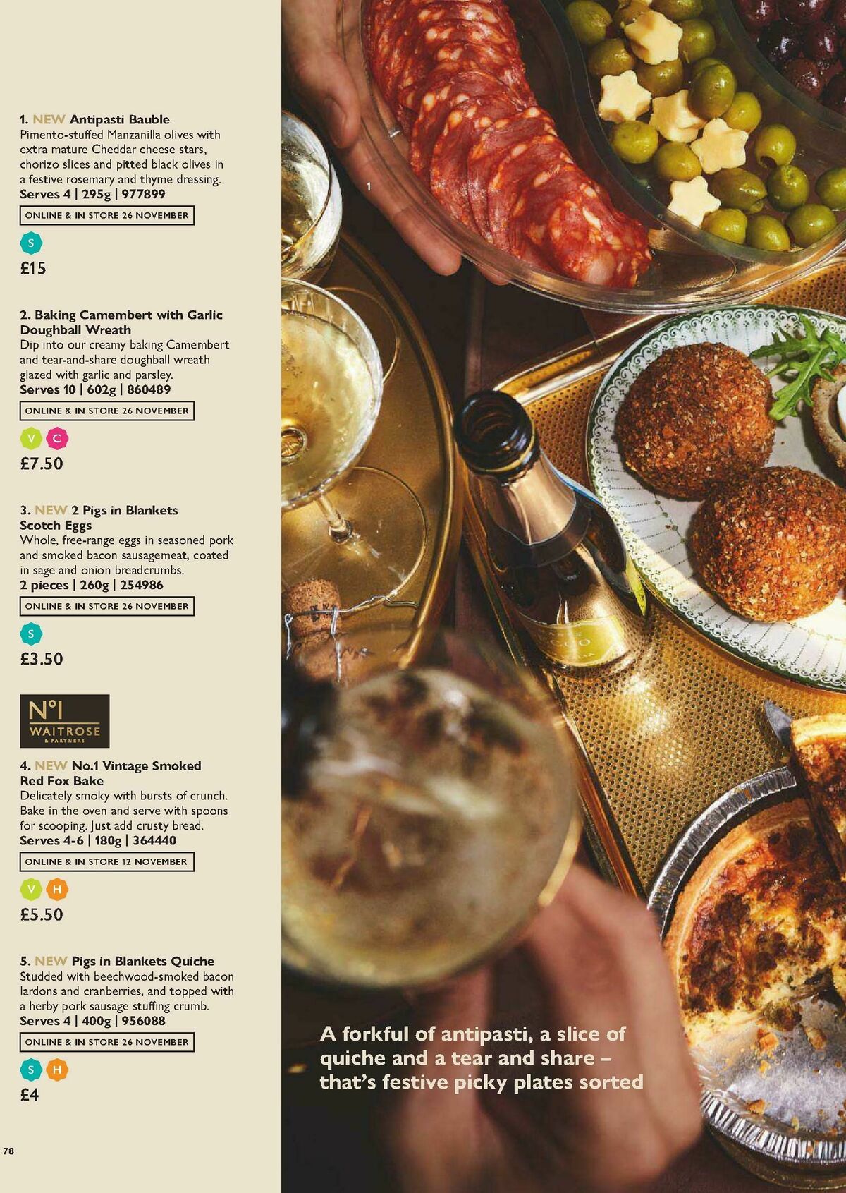 Waitrose Christmas Brochure Offers from 1 October