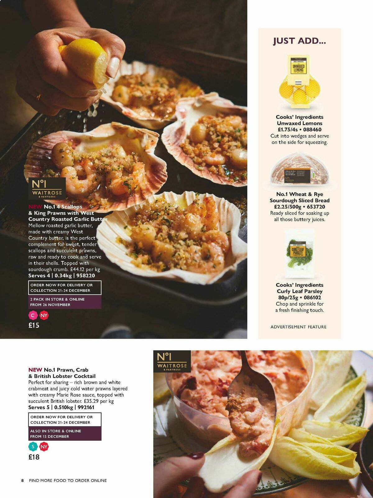 Waitrose Christmas Brochure Offers from 1 October