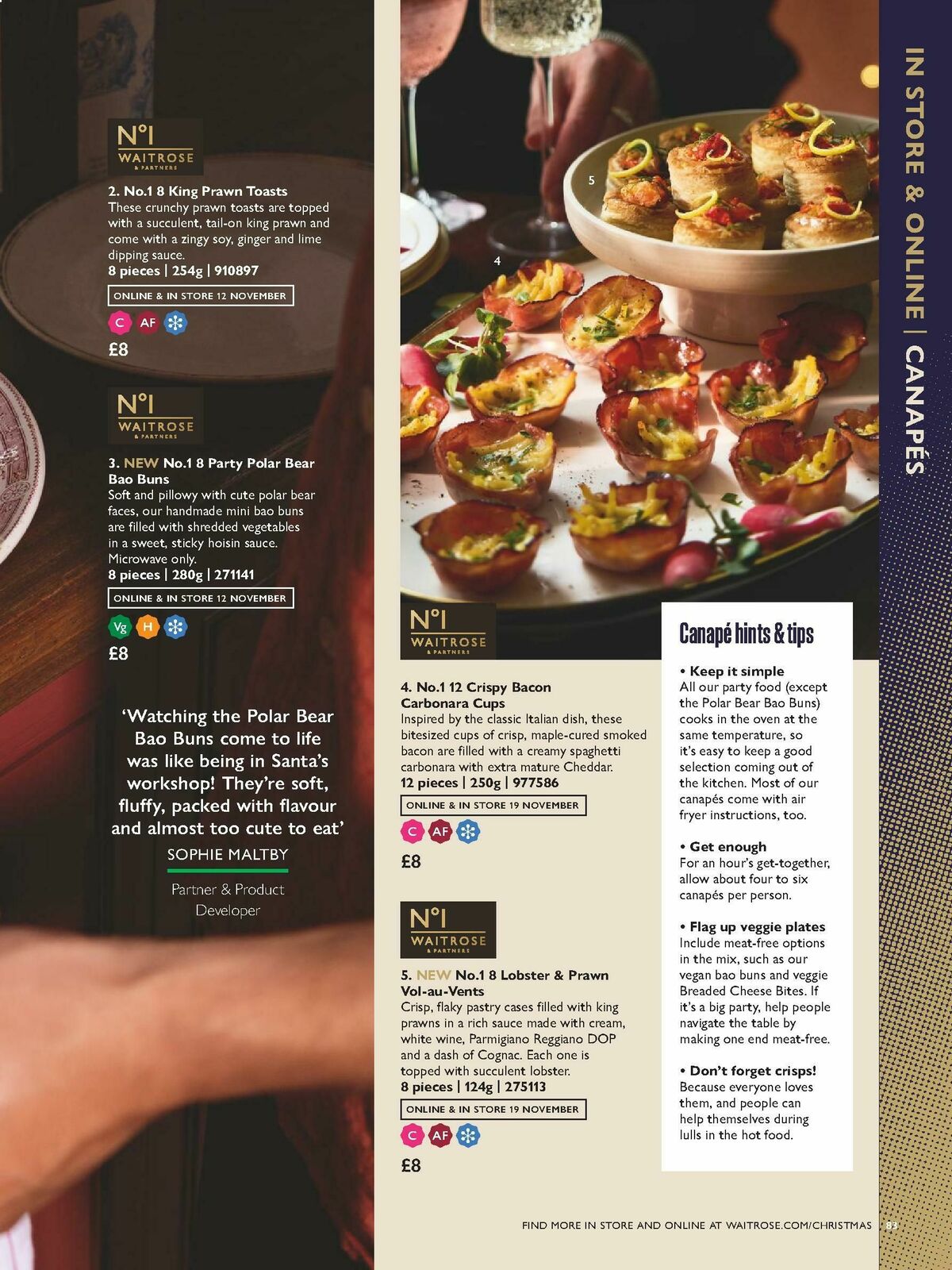 Waitrose Christmas Brochure Offers from 1 October