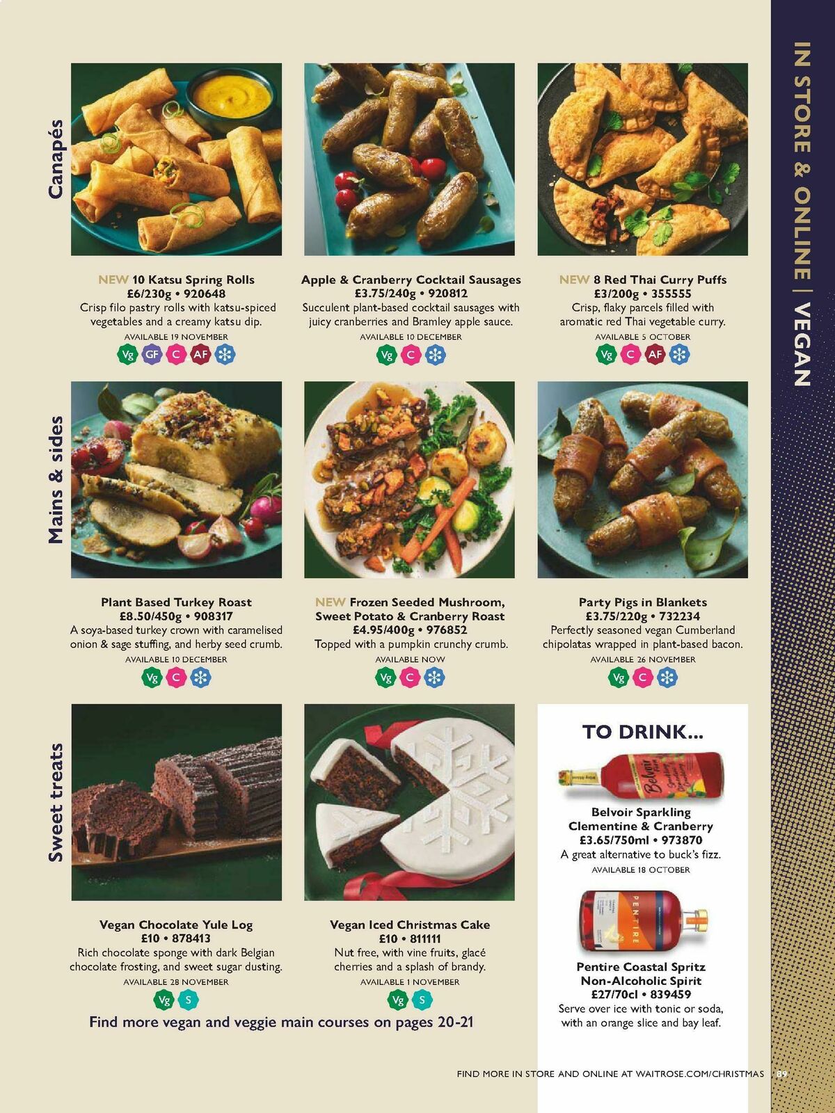 Waitrose Christmas Brochure Offers from 1 October