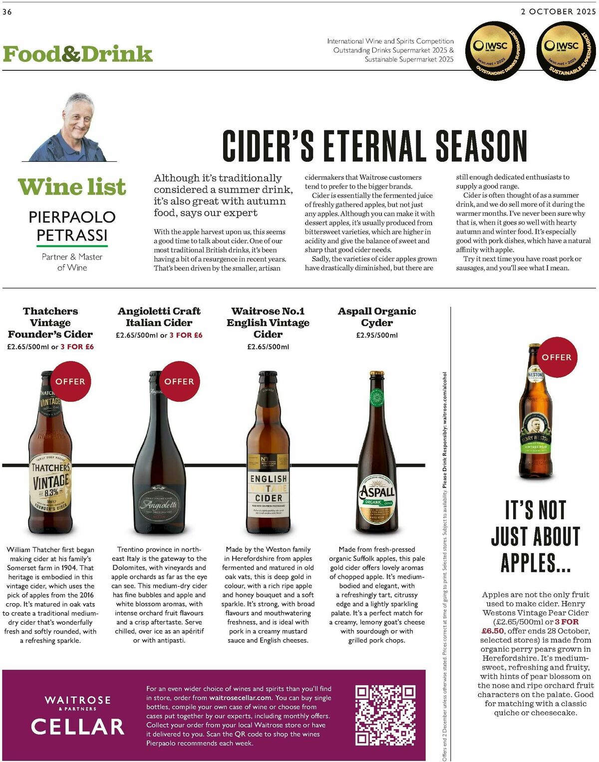 Waitrose Offers from 2 October