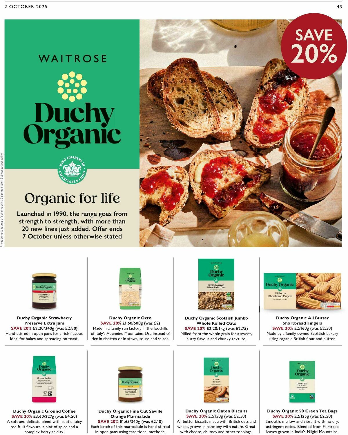 Waitrose Offers from 2 October