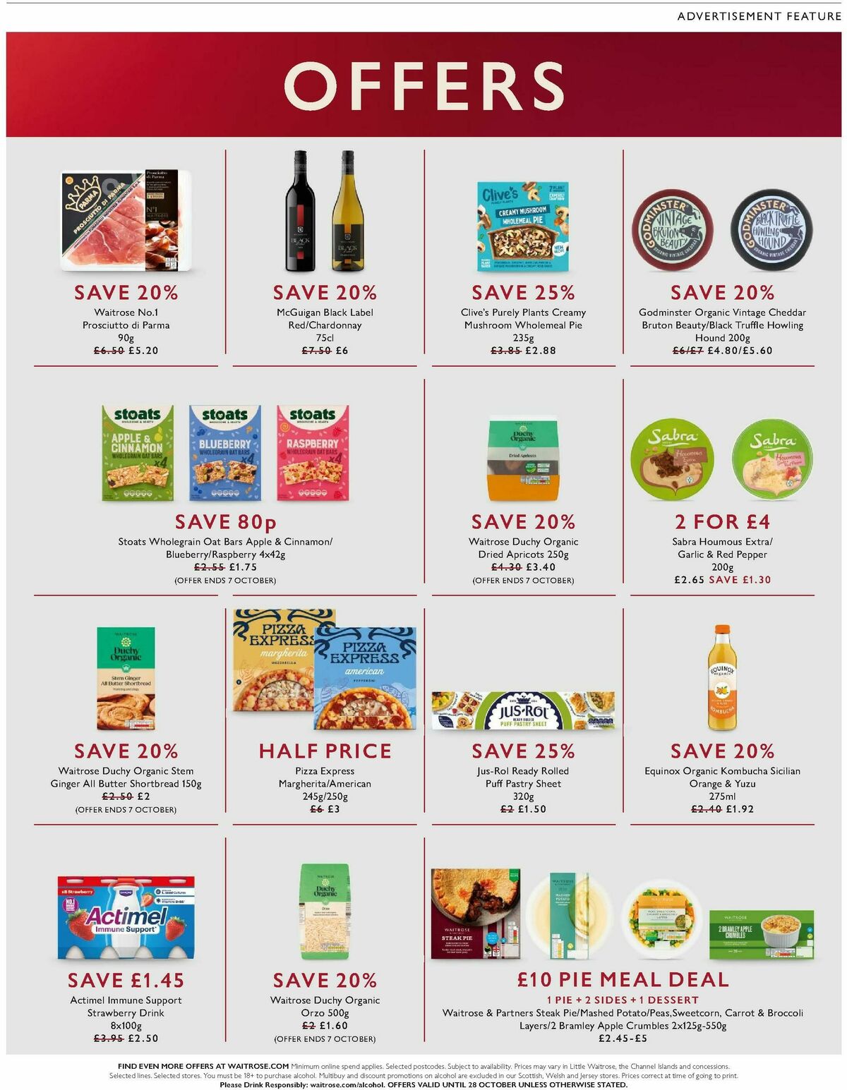 Waitrose Offers from 2 October
