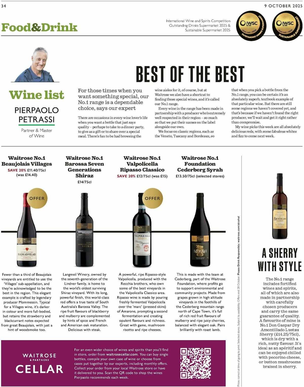 Waitrose Offers from 9 October