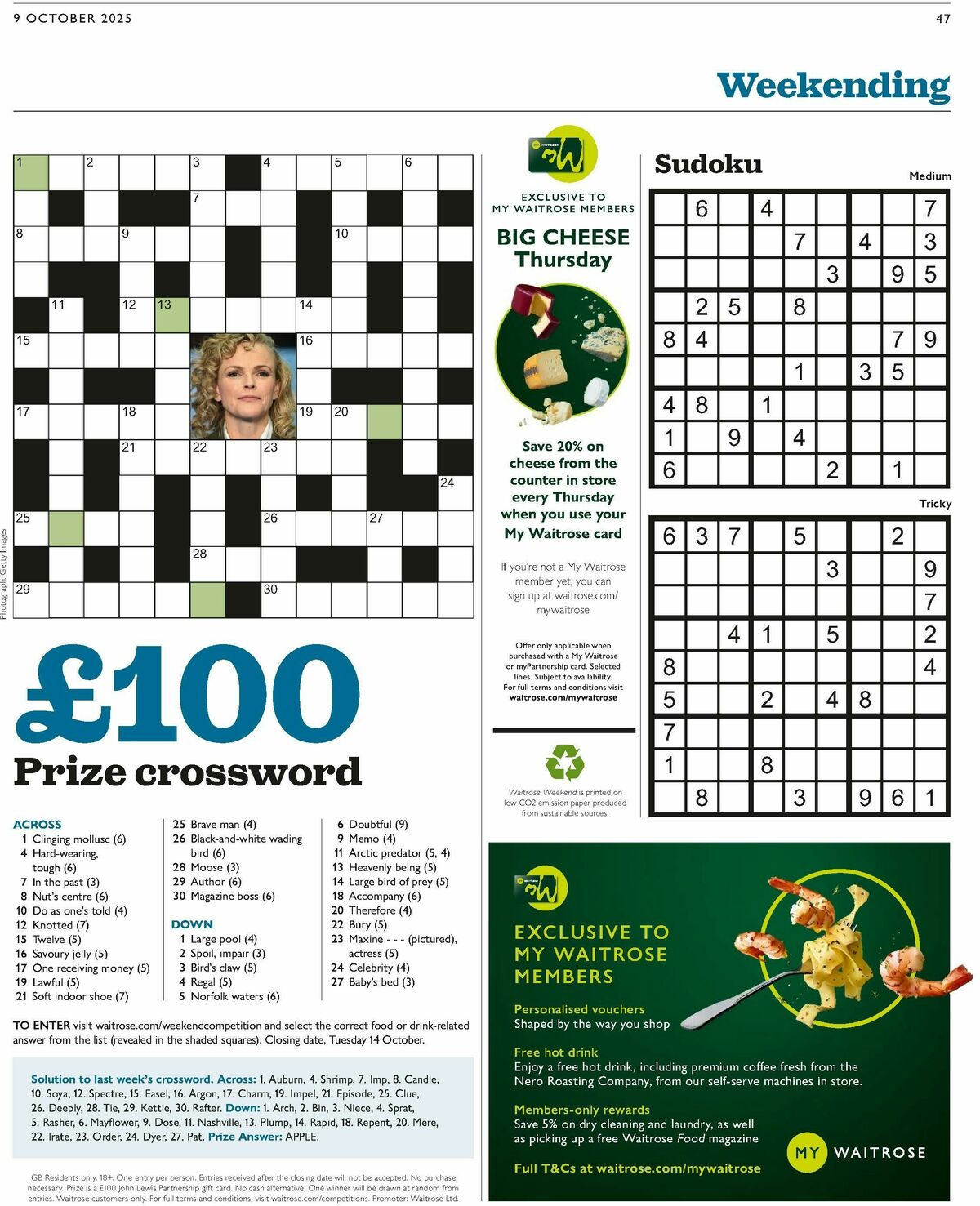 Waitrose Offers from 9 October