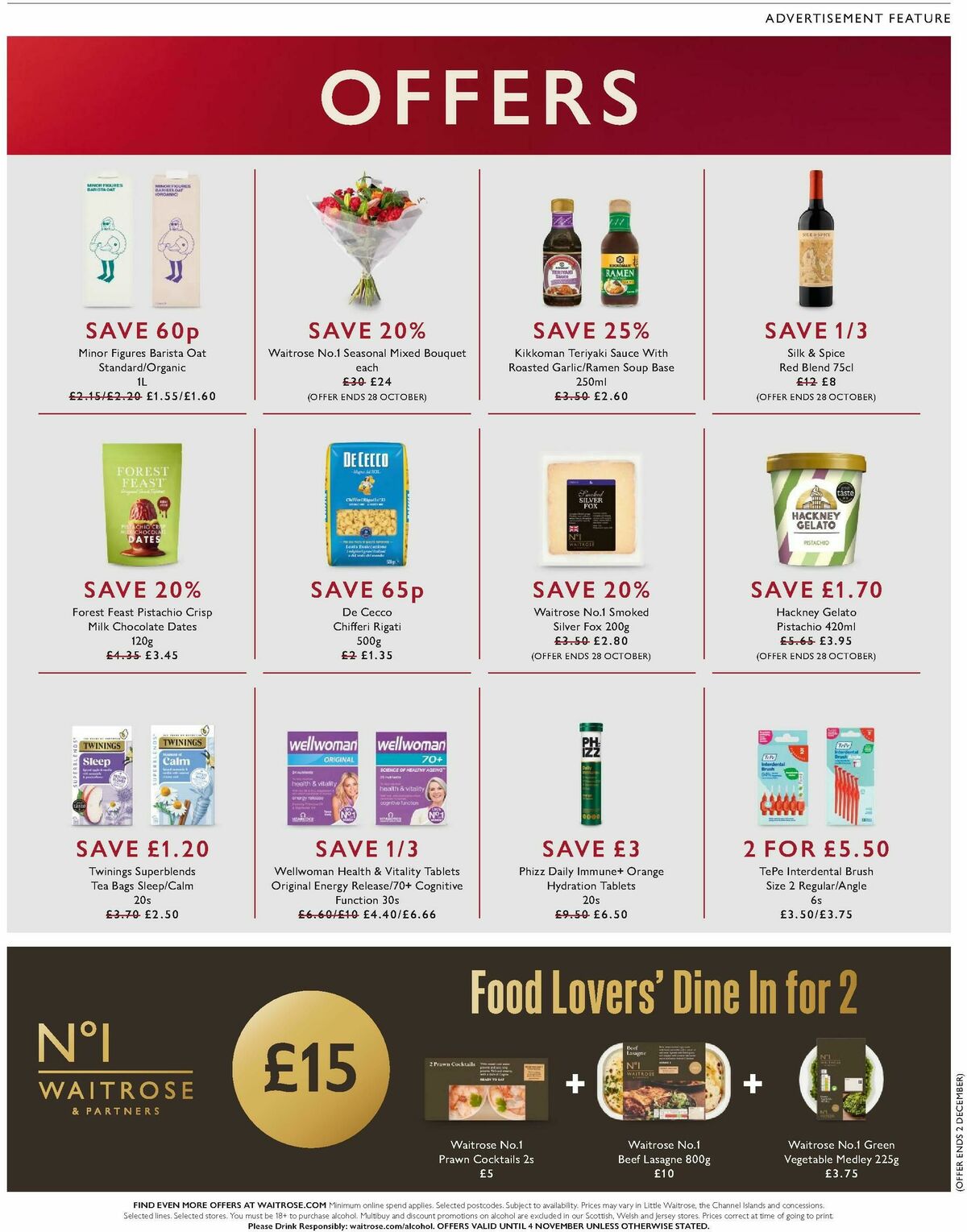 Waitrose Offers from 9 October