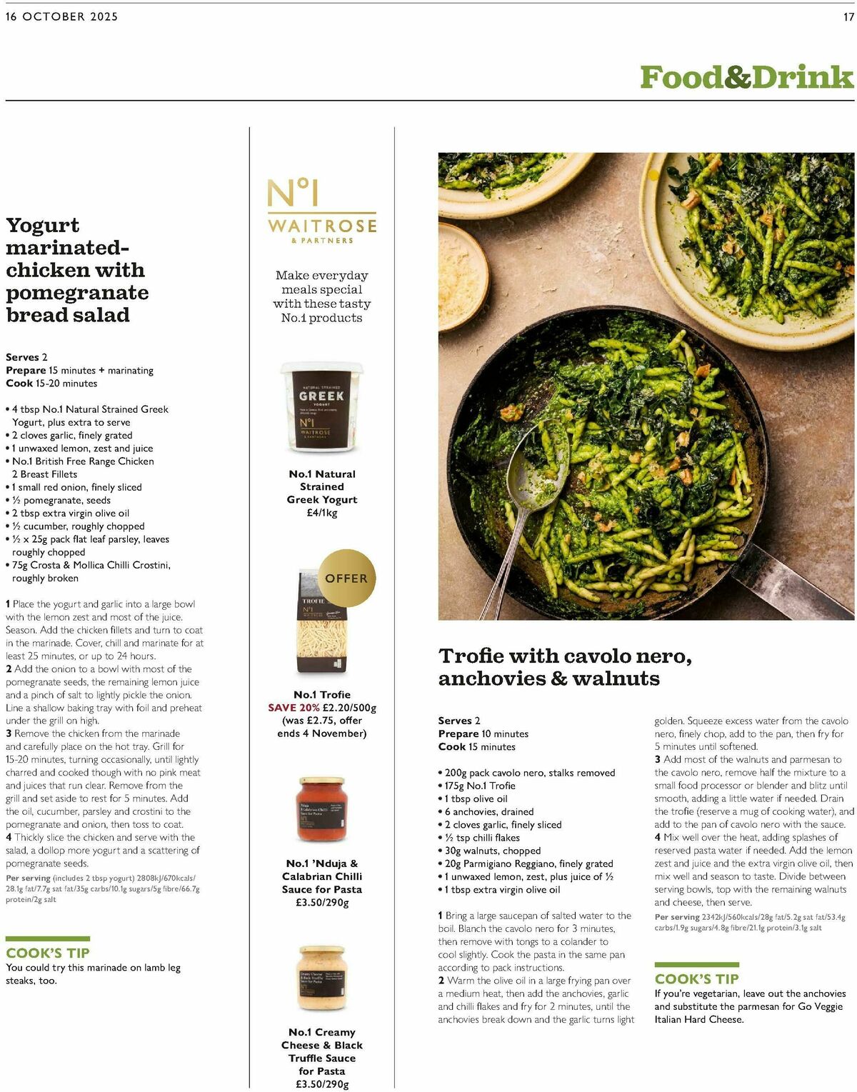 Waitrose Offers from 16 October