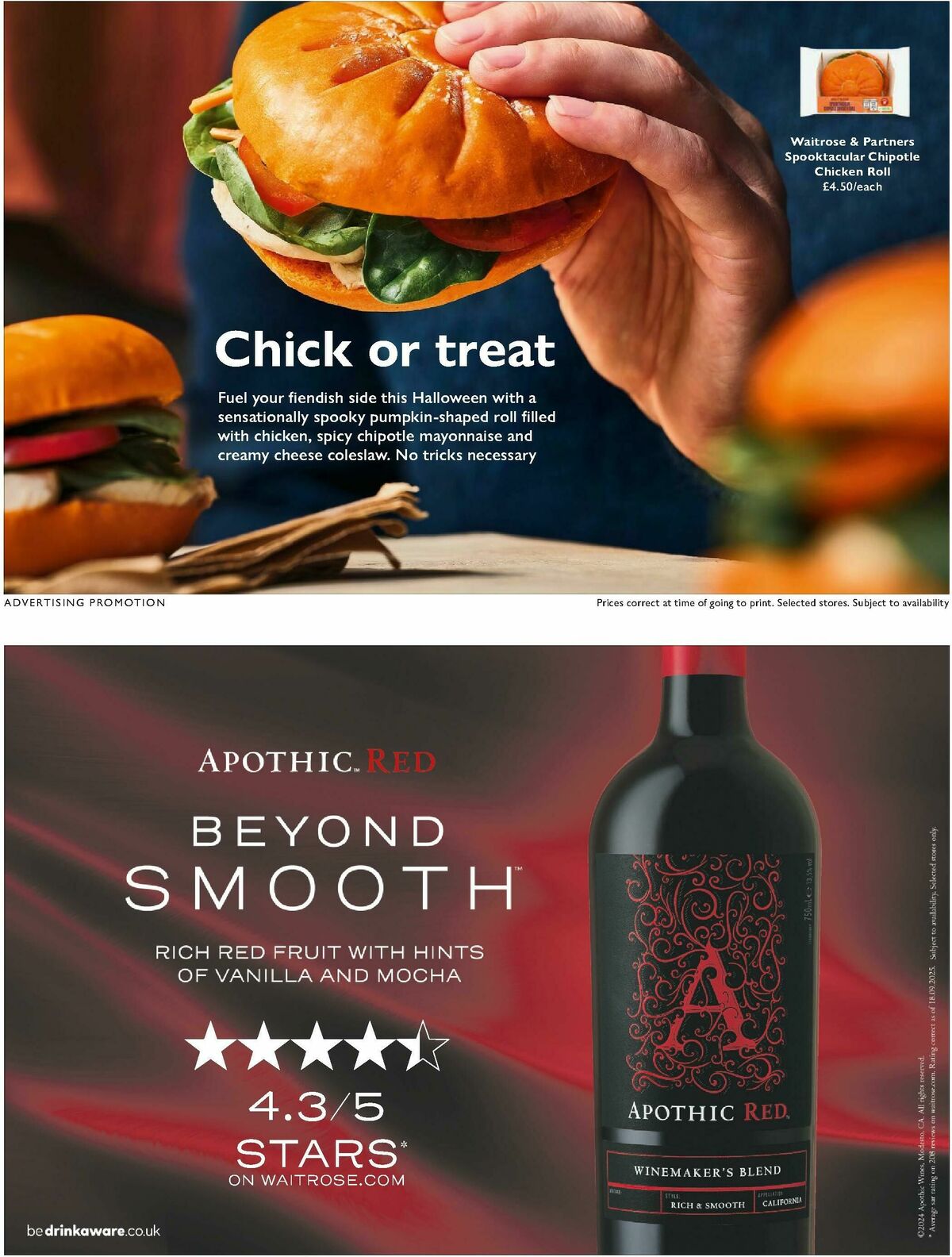 Waitrose Offers from 16 October