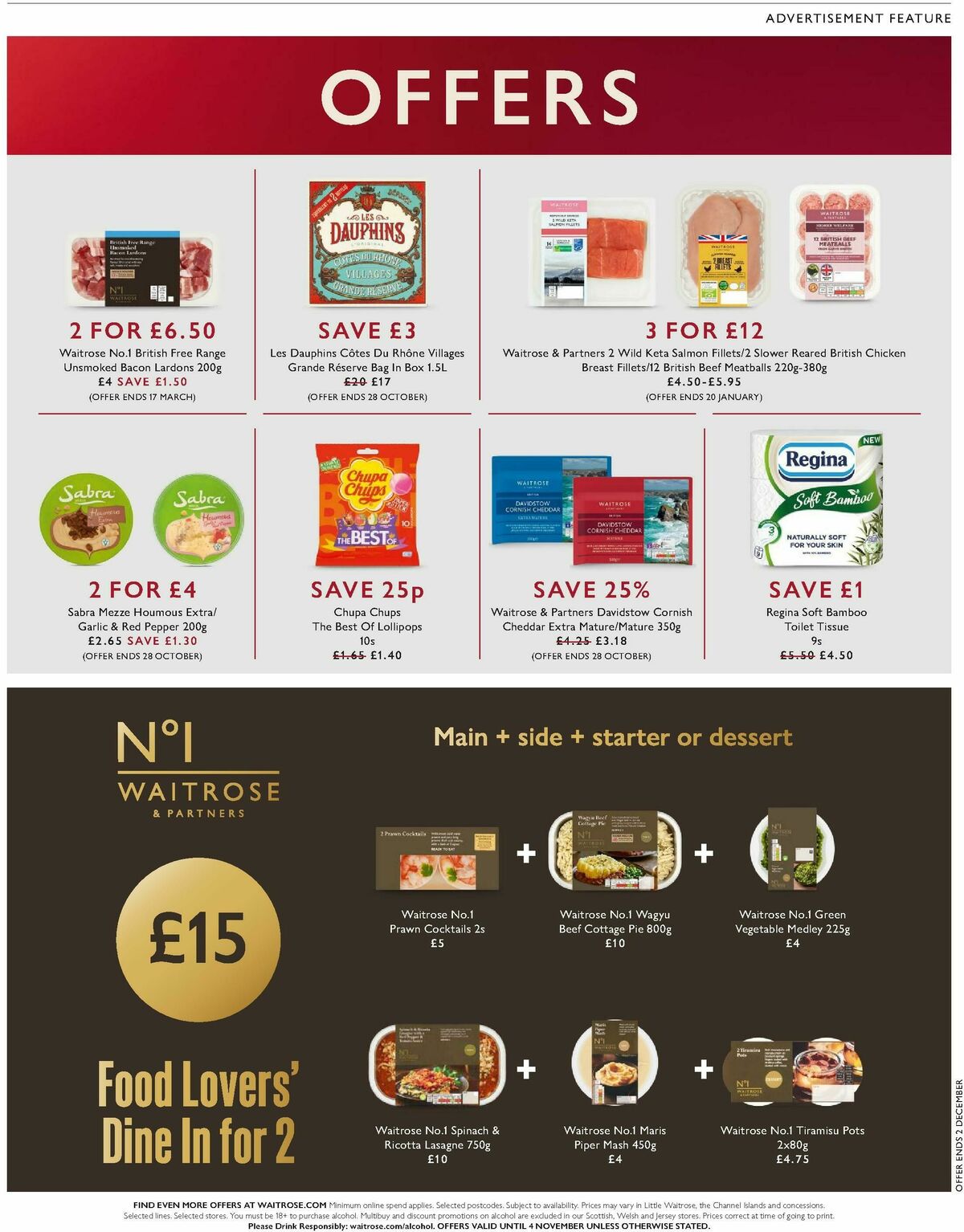 Waitrose Offers from 23 October