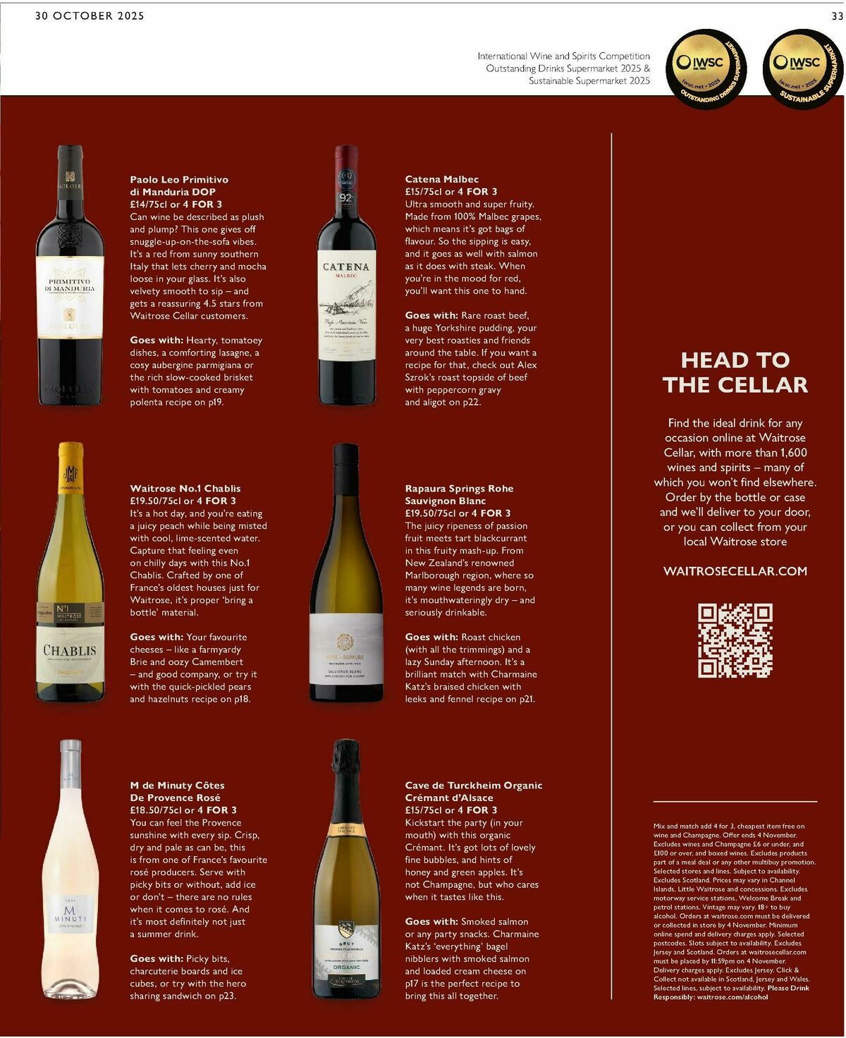 Waitrose Offers from 30 October