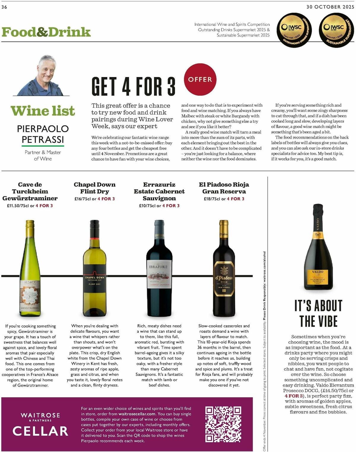 Waitrose Offers from 30 October